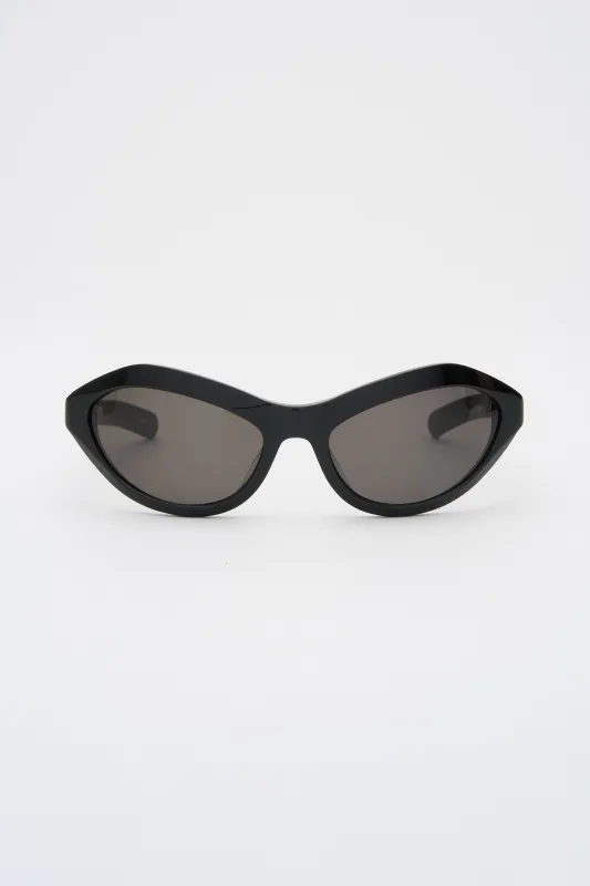 AKIWA Solid Black / Solid Black Lens made by FLATLIST EYEWEAR