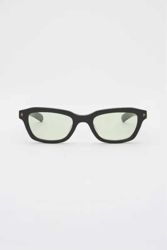 CLINT Solid Black / Chill Out Green Lens made by FLATLIST EYEWEAR
