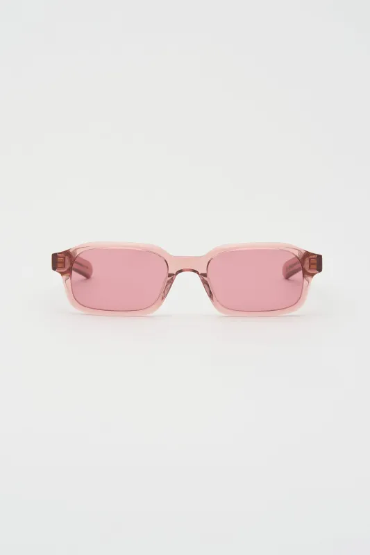 HANKY Crystal Pink / Dust Pink Lens made by FLATLIST EYEWEAR