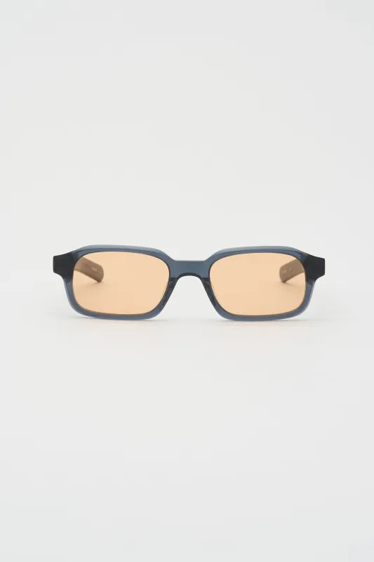 HANKY Crystal Blue Grey / Brown Lens made by FLATLIST EYEWEAR