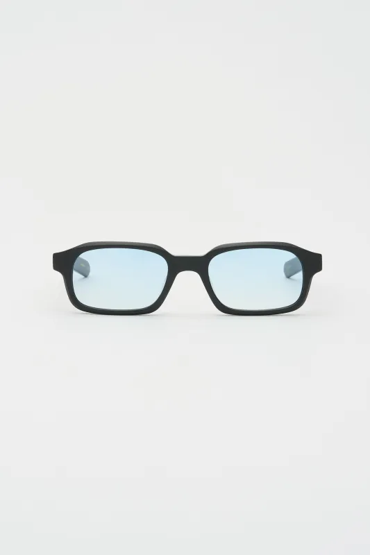 HANKY Solid Black / Light blue gradient lens made by FLATLIST EYEWEAR