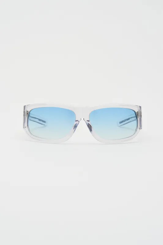 KX-01 Clear Crystal / Light Blue Gradient Lens made by FLATLIST EYEWEAR