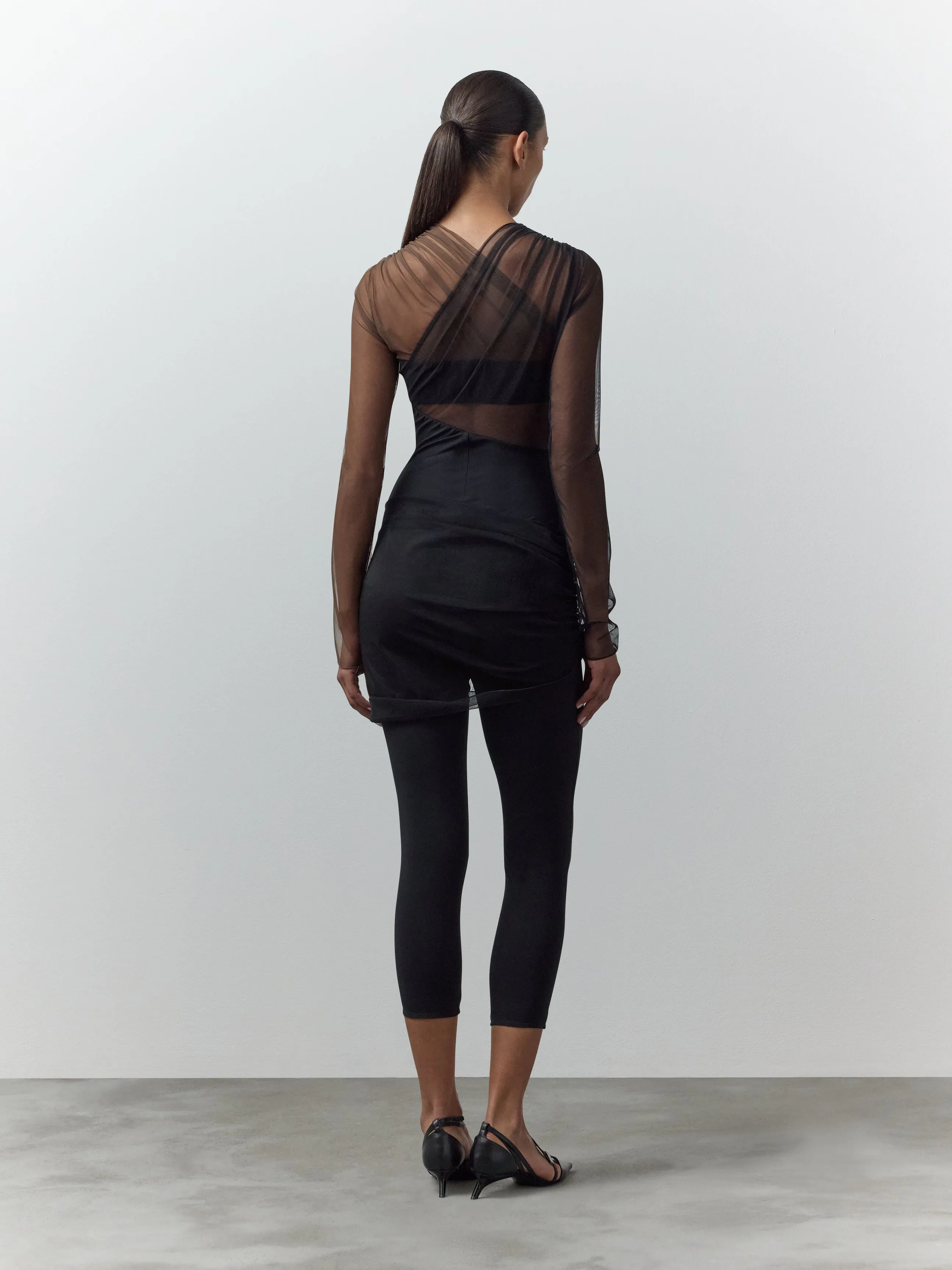 Kayla Long Sleeve Ruched Top With Cutout sold by Nensi Dojaka product image thumbnail 3