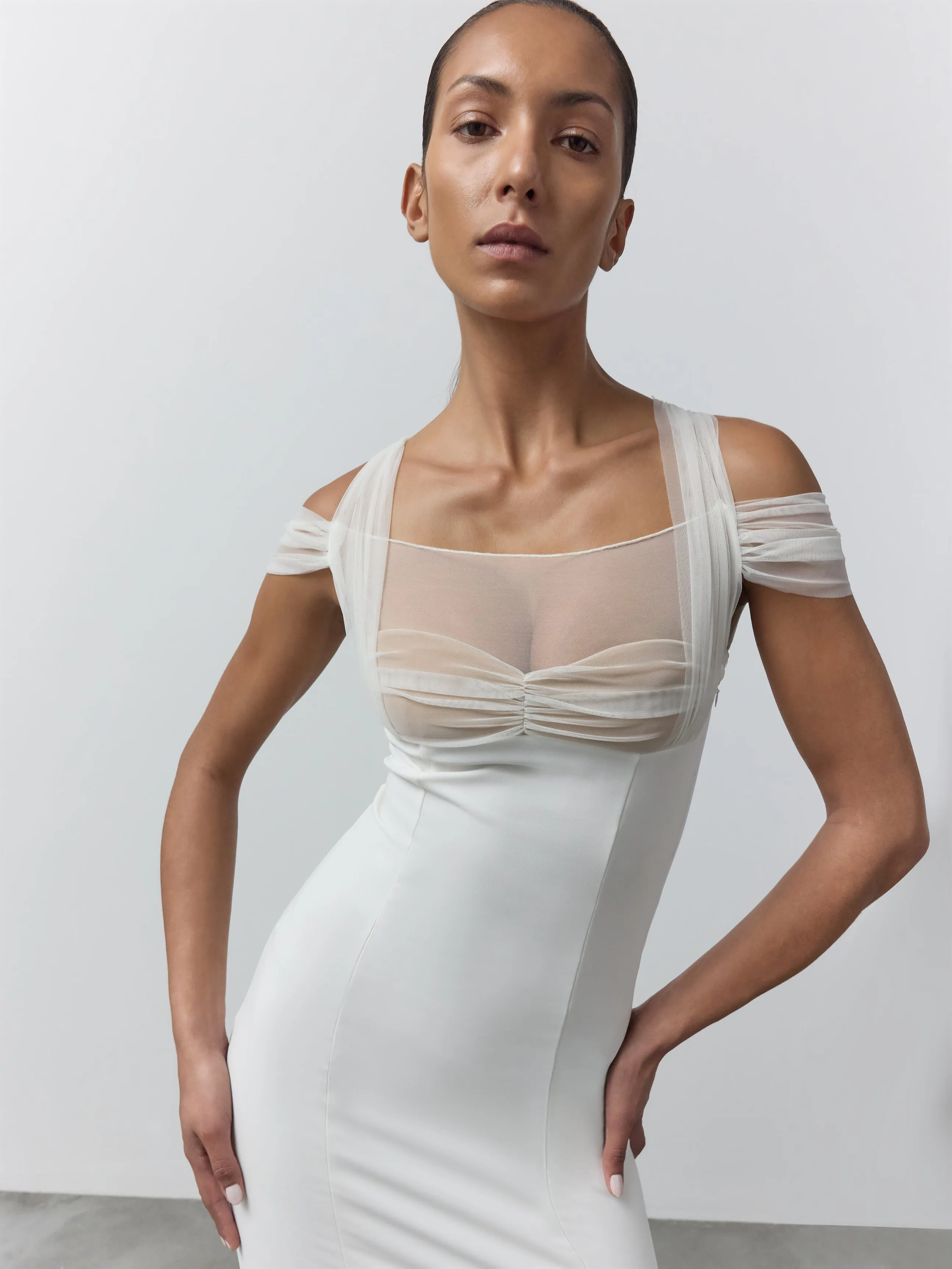 Lila Padded Cup Maxi Dress sold by Nensi Dojaka product image thumbnail 2