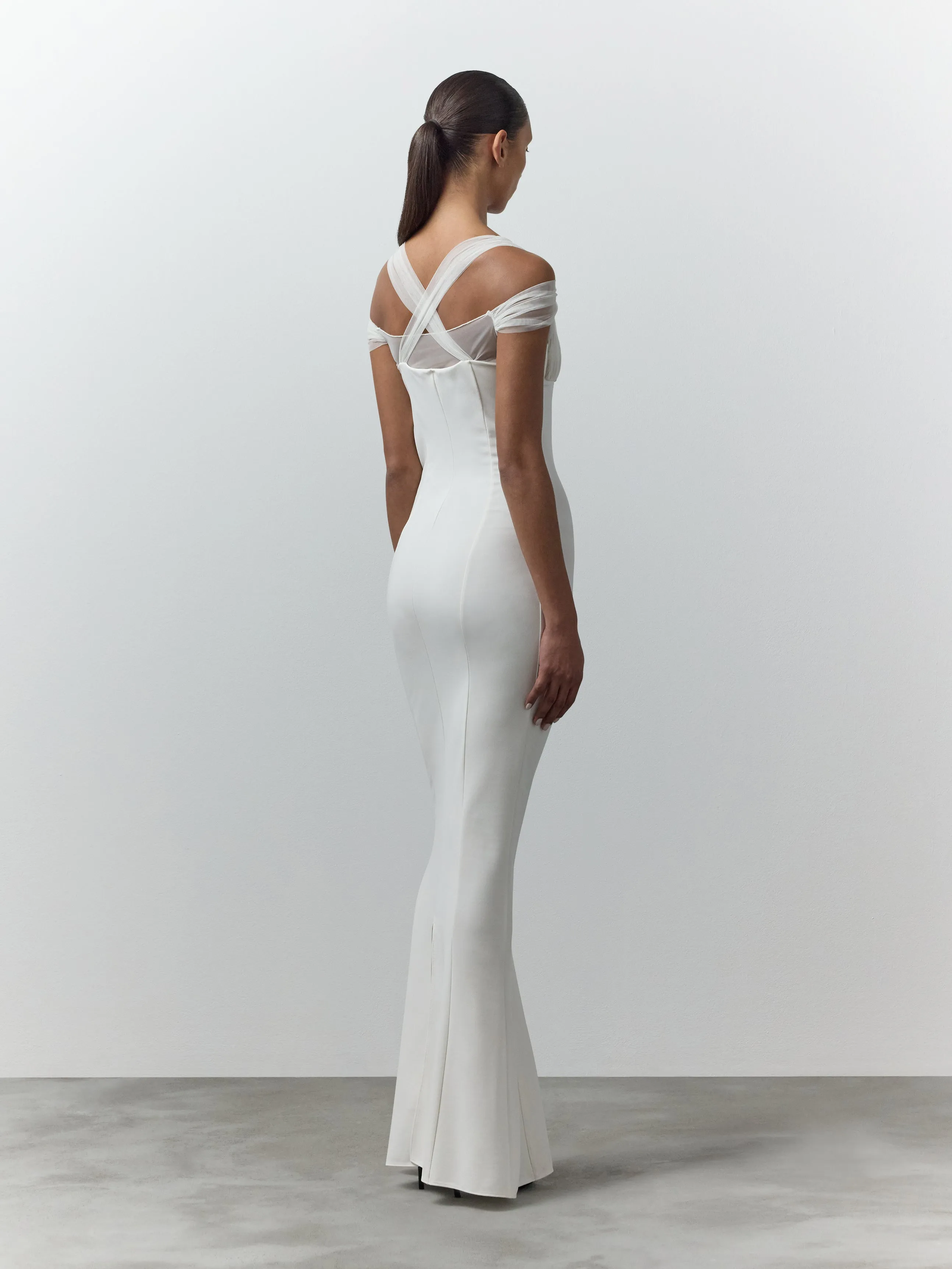 Lila Padded Cup Maxi Dress sold by Nensi Dojaka product image thumbnail 3