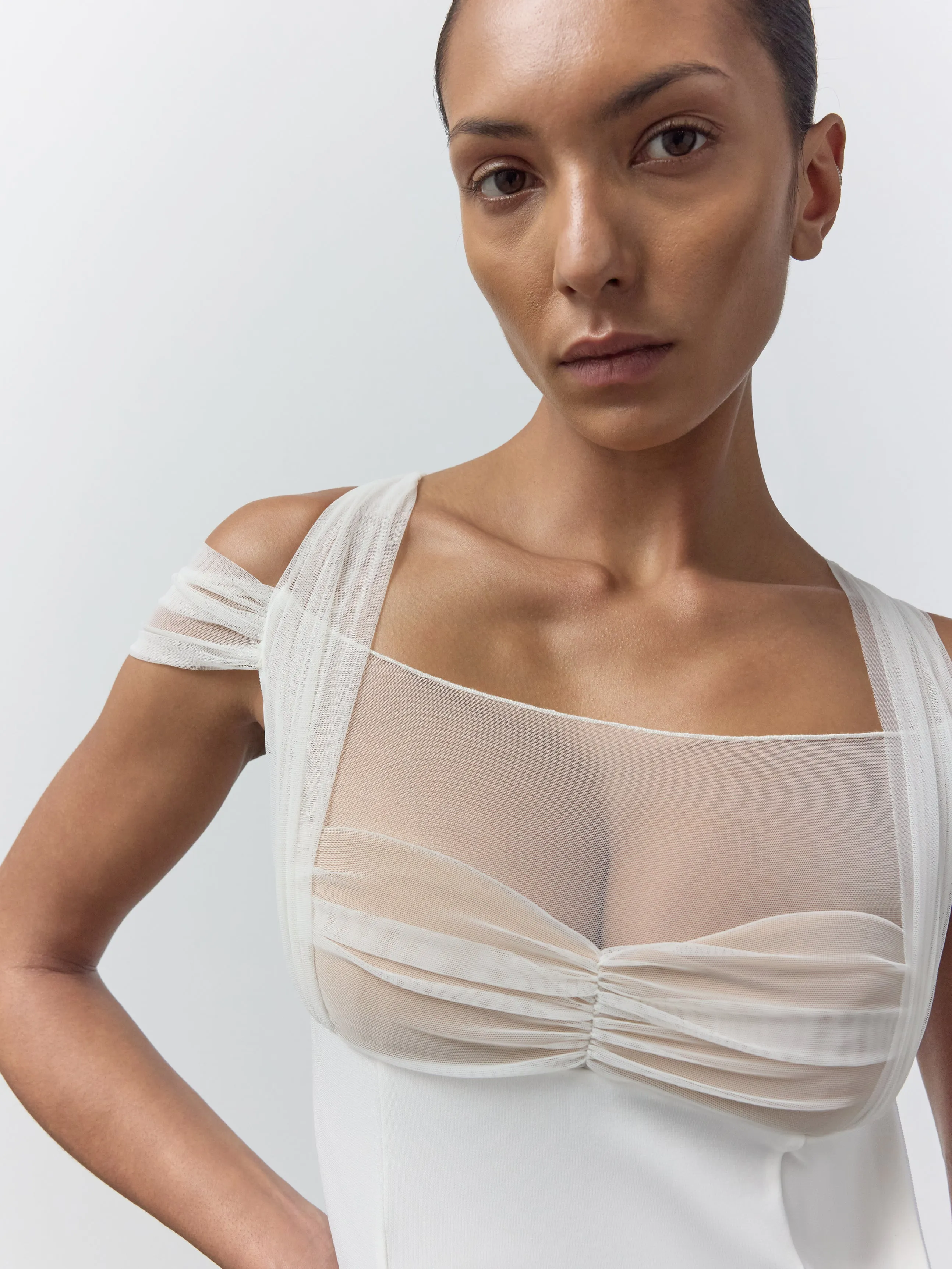 Lila Padded Cup Maxi Dress sold by Nensi Dojaka product image thumbnail 4