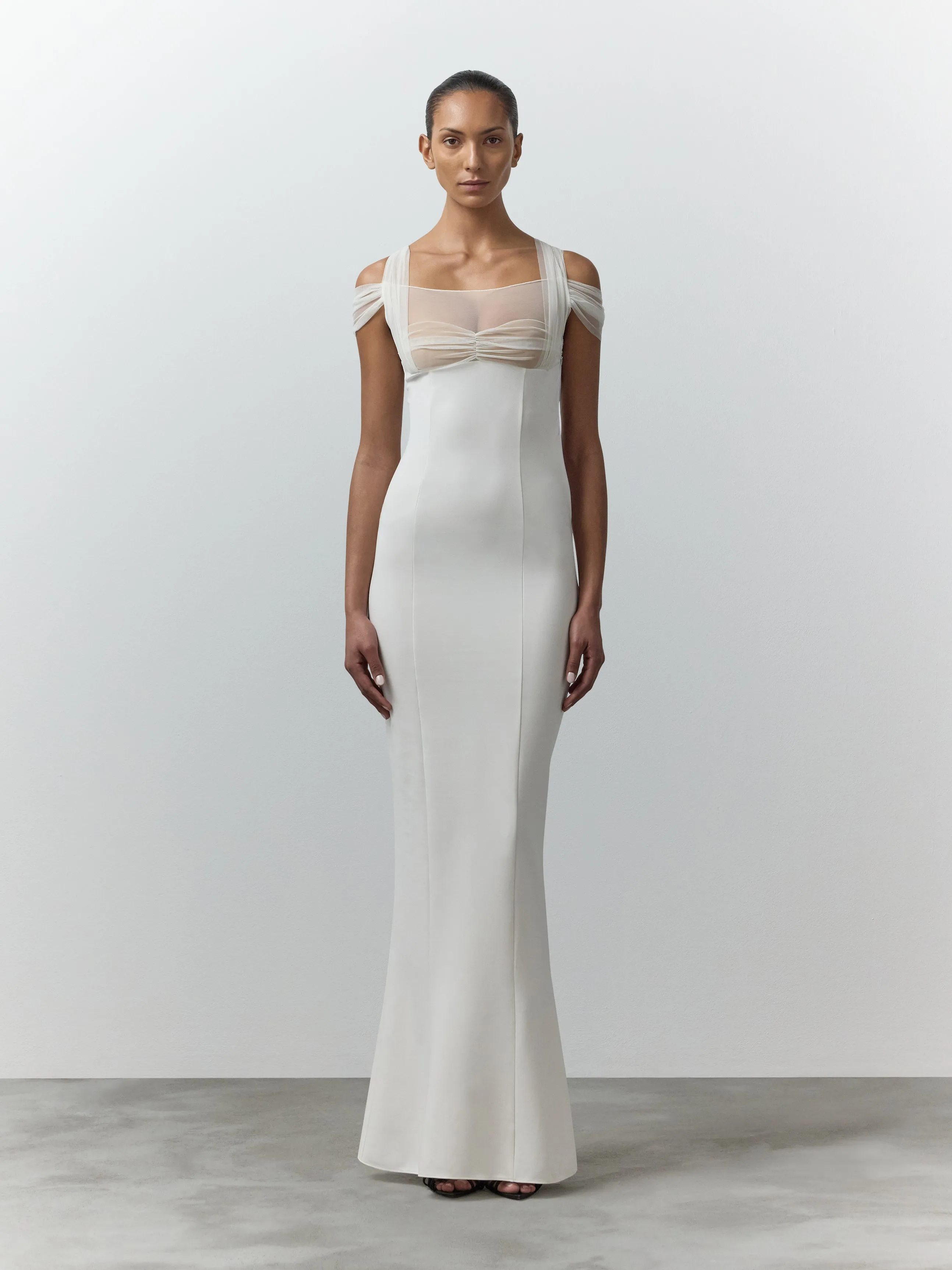 Lila Padded Cup Maxi Dress sold by Nensi Dojaka