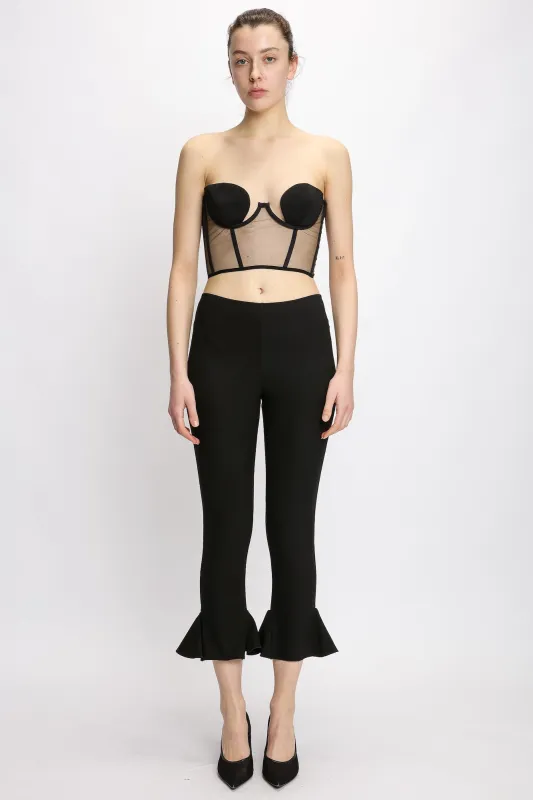 STRAPLESS CROPPED CORSET made by Nensi Dojaka