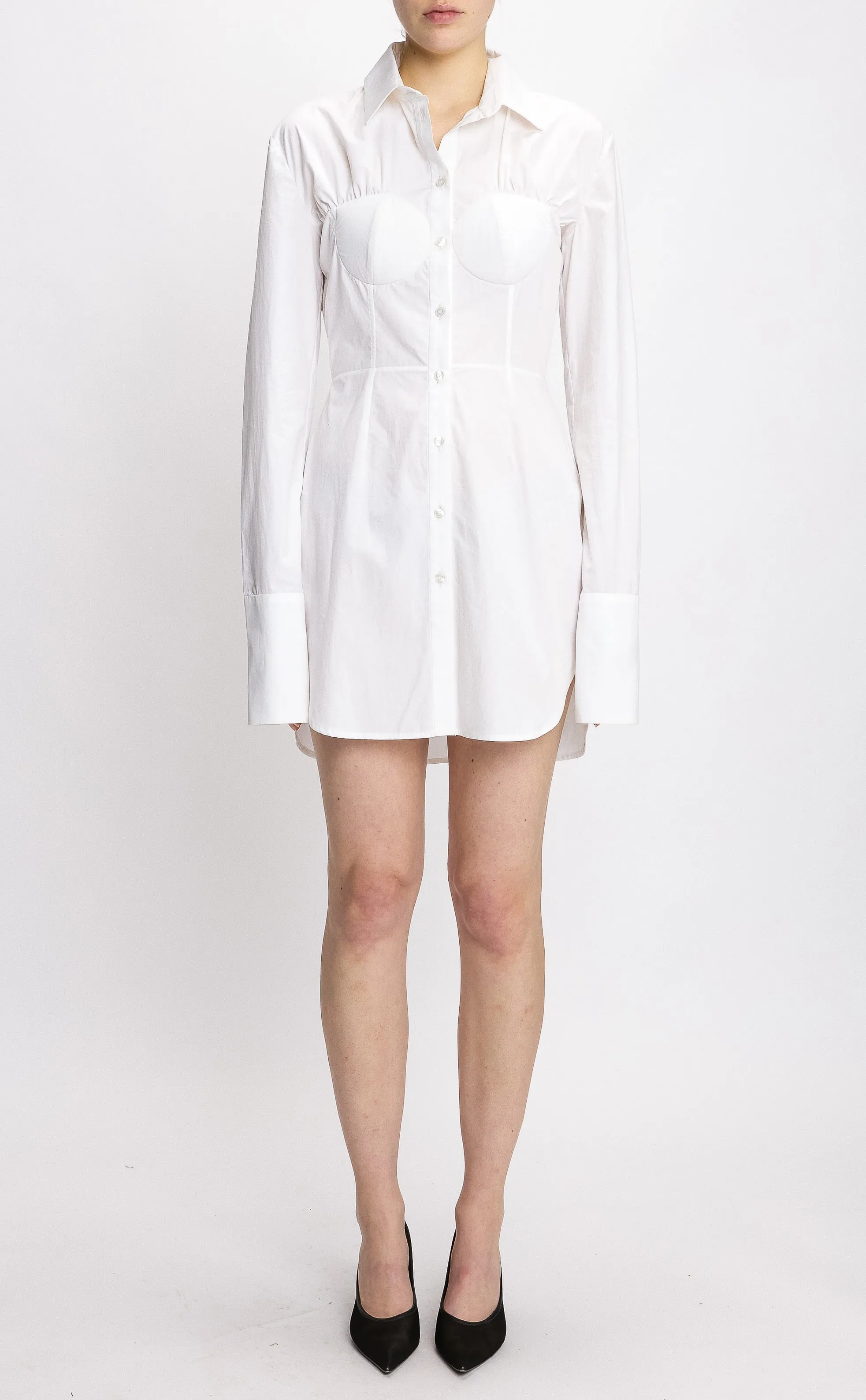 DELPHINE POPLIN CHEMISE DRESS sold by Nensi Dojaka