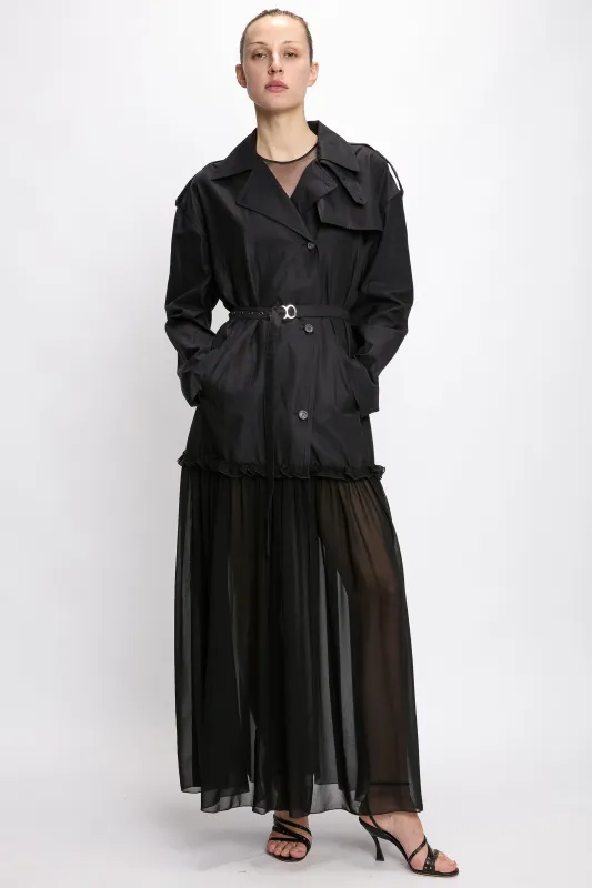 MIA HYBRID TRENCH COAT made by Nensi Dojaka