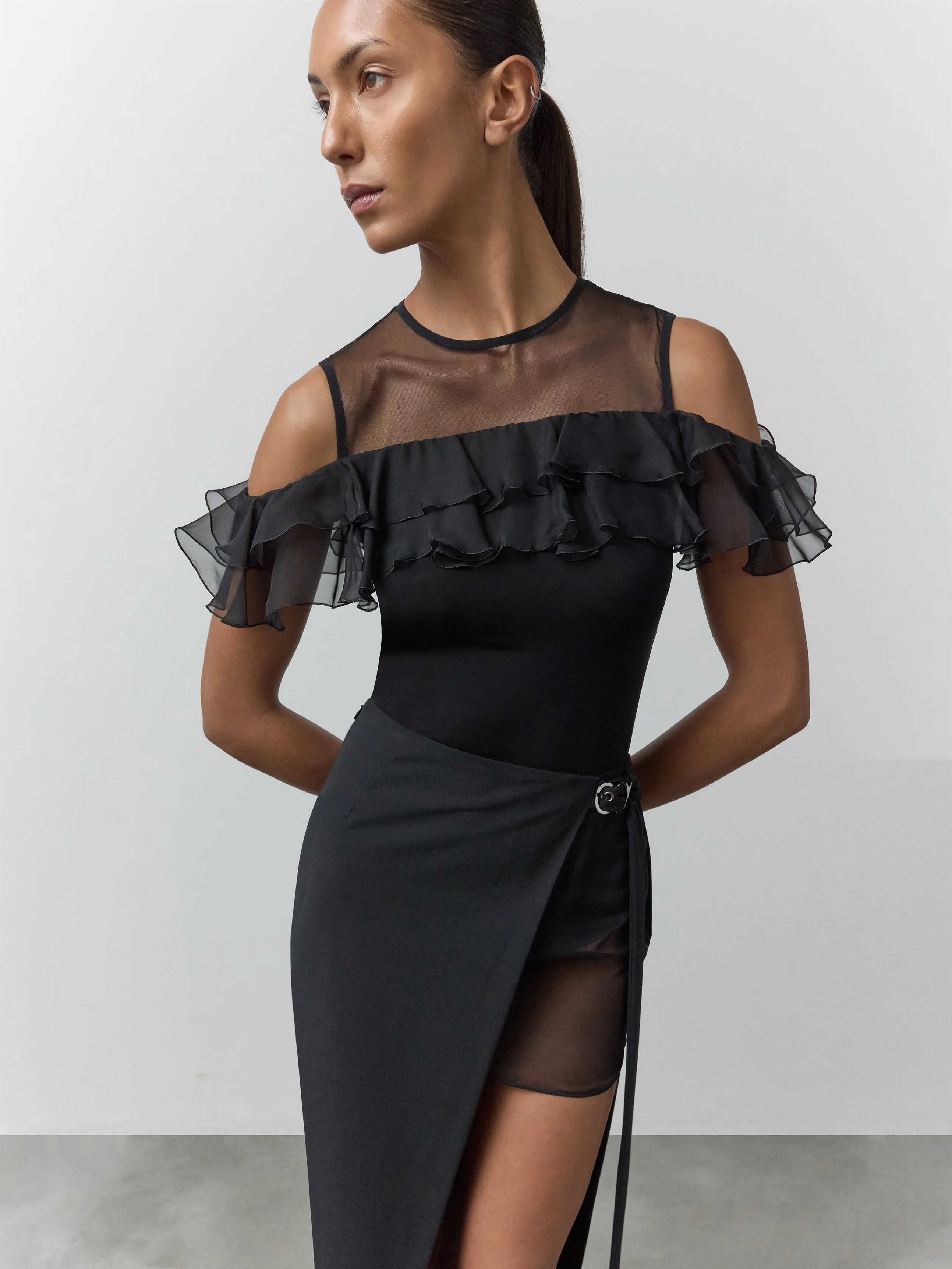 EMILI RUFFLE TOP sold by Nensi Dojaka product image thumbnail 3