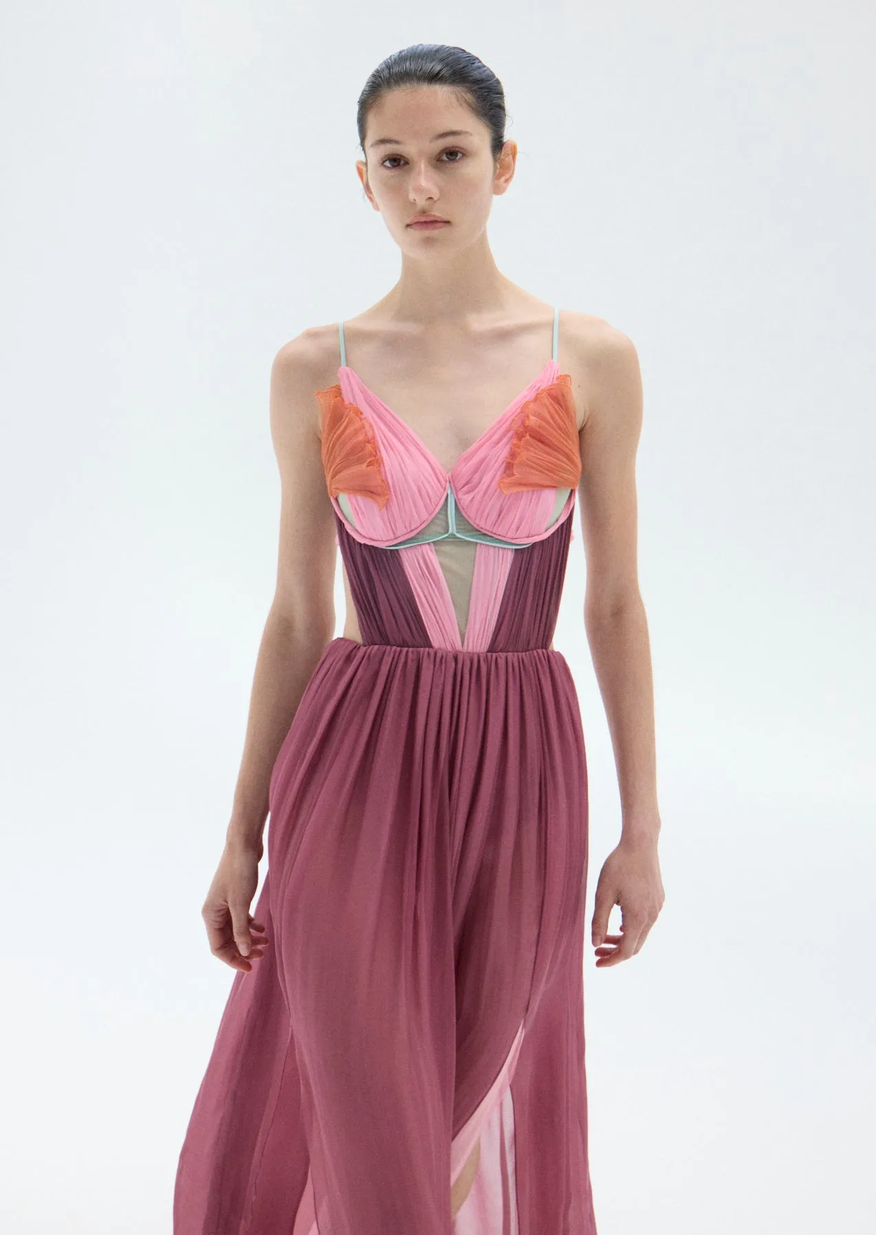 DAHLIA SILK CORSET GOWN sold by Nensi Dojaka product image thumbnail 3