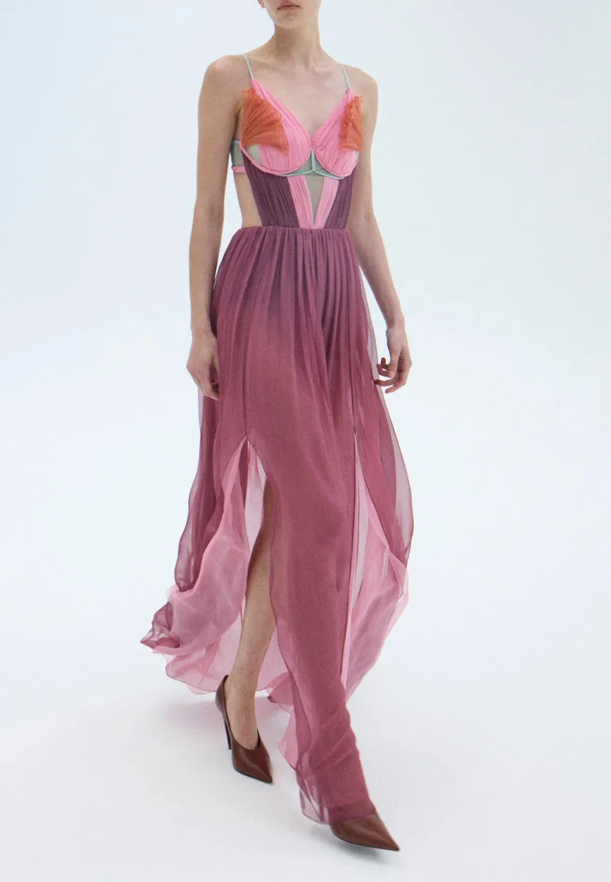 DAHLIA SILK CORSET GOWN sold by Nensi Dojaka product image thumbnail 2