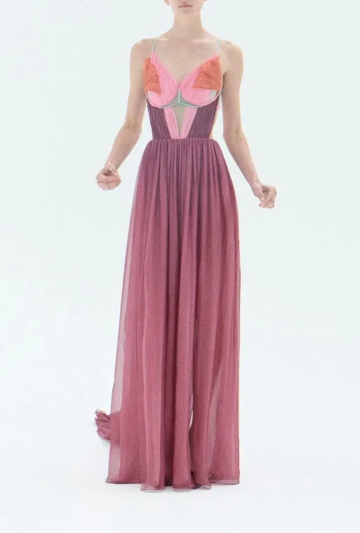 DAHLIA SILK CORSET GOWN sold by Nensi Dojaka product image thumbnail 5