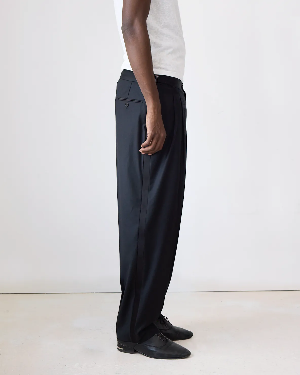 CY X PV Double Pleated Trouser sold by Carter Young product image thumbnail 2