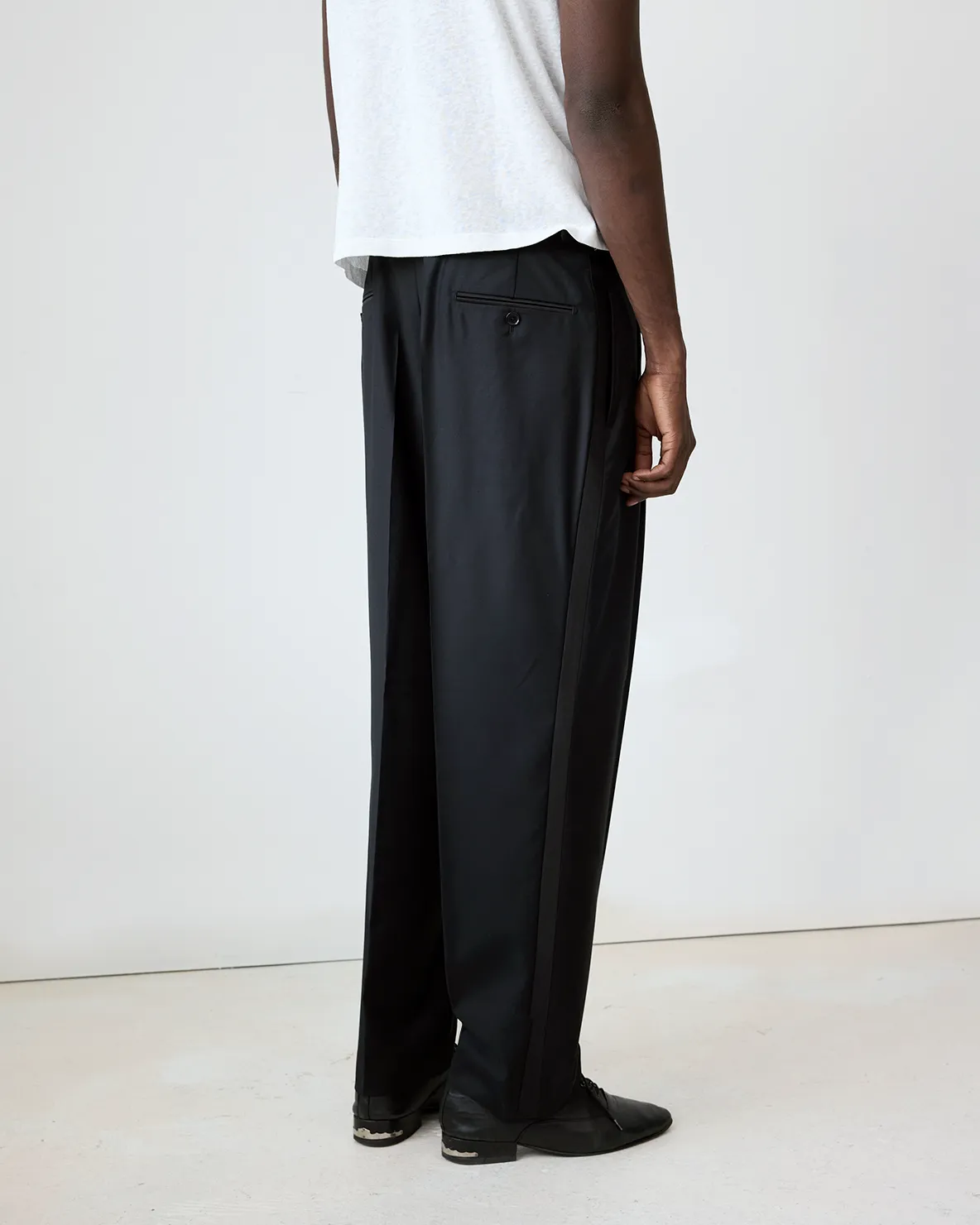 CY X PV Double Pleated Trouser sold by Carter Young product image thumbnail 3