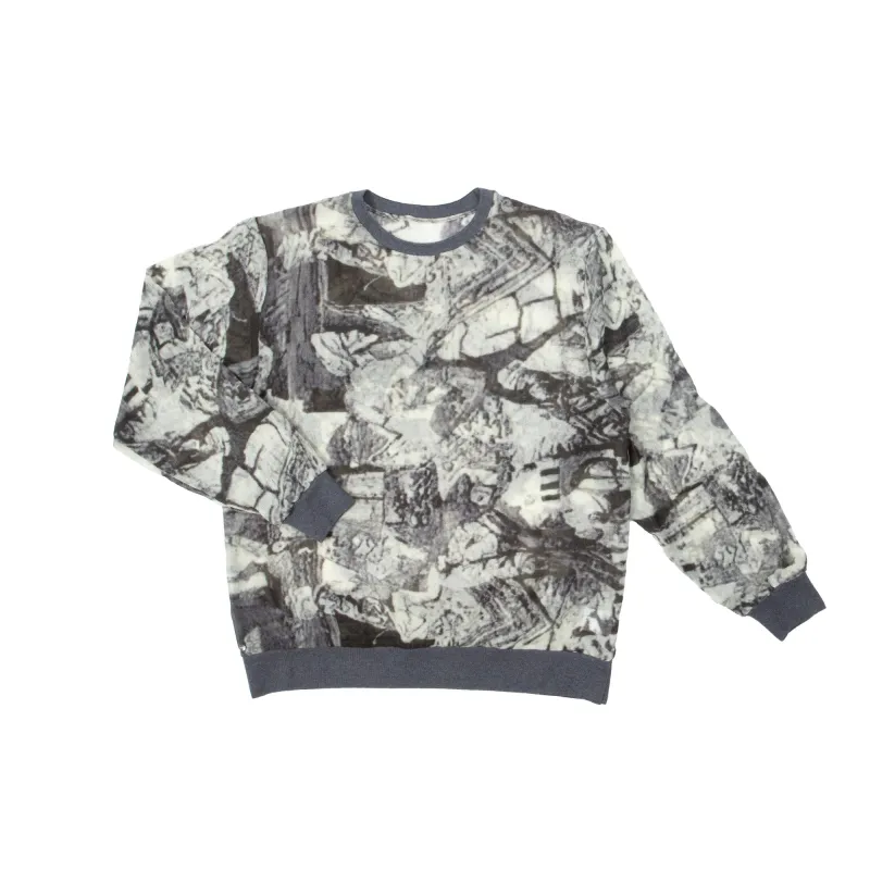 N°80 M-sweater S Print Scarf B&W Print made by BLESS
