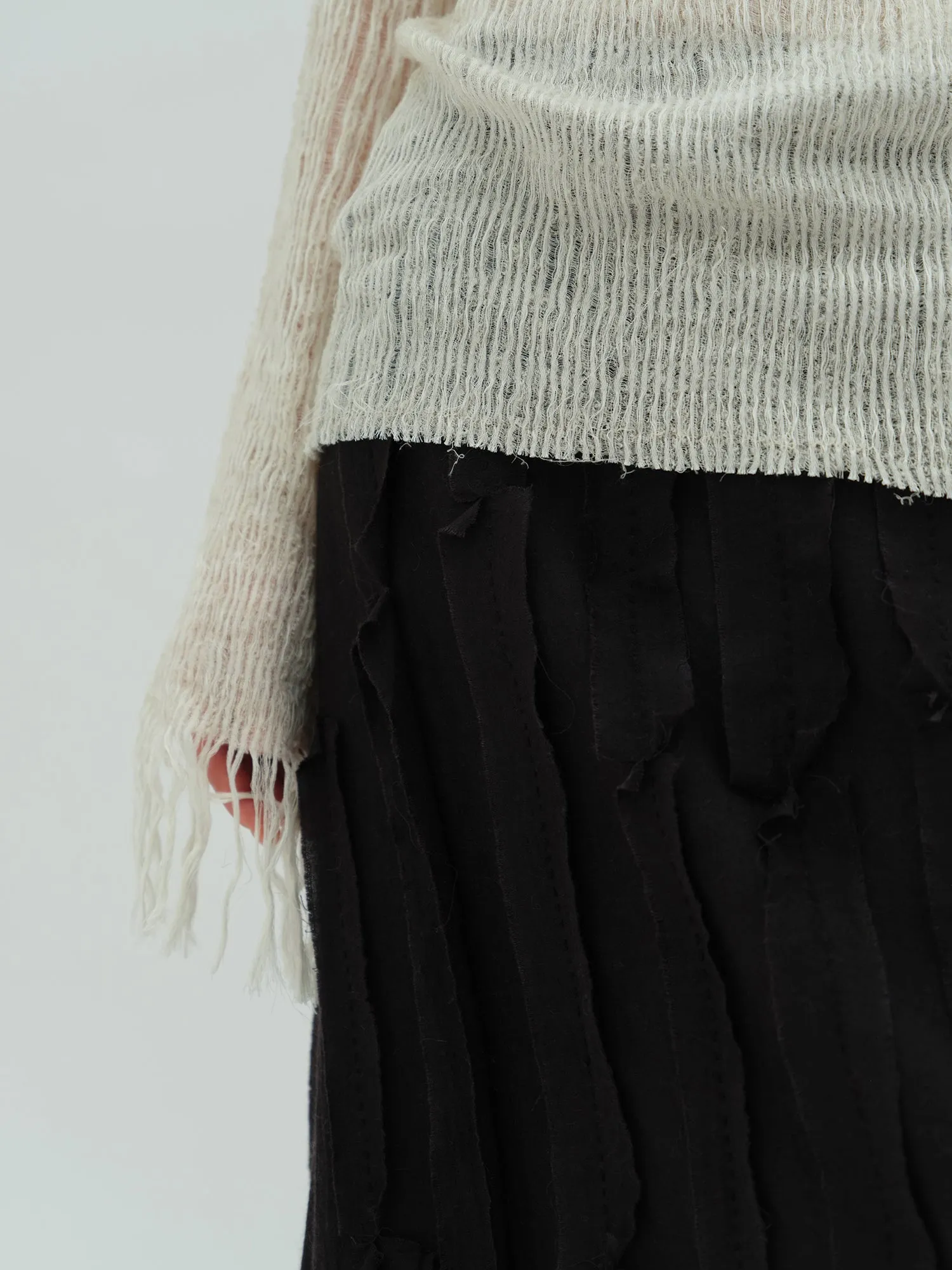 Fringed Long Sleeve Top sold by Noriha product image thumbnail 4