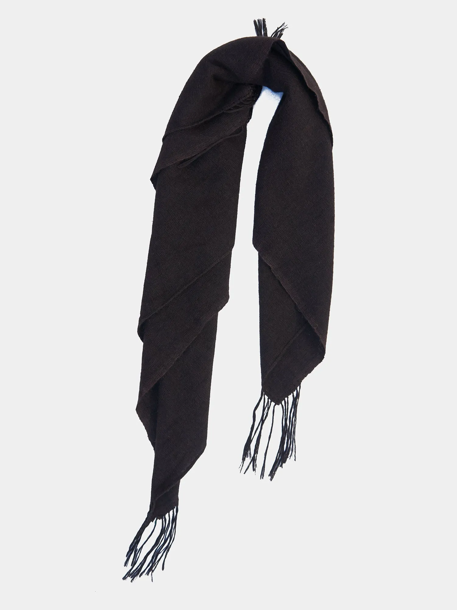 Handspun Light Tassels Scarf sold by Noriha product image thumbnail 5