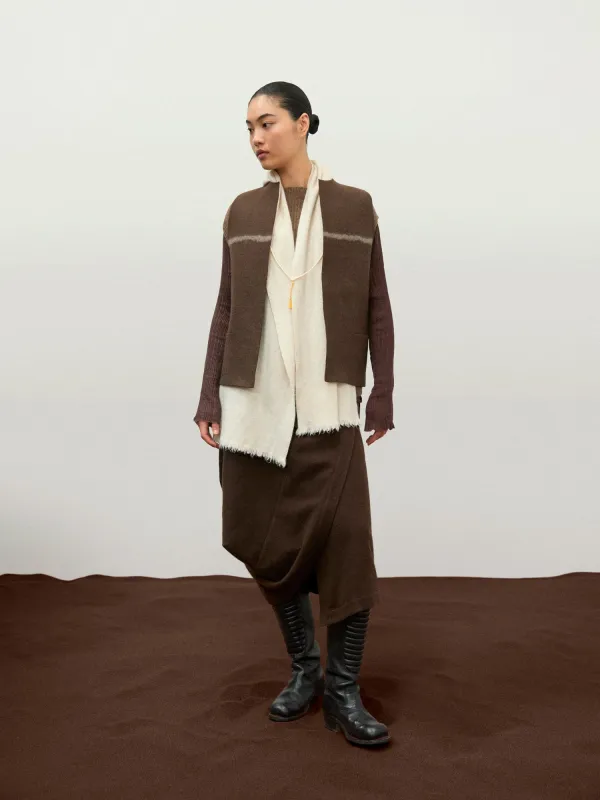 Felt Mountain Vest made by Noriha
