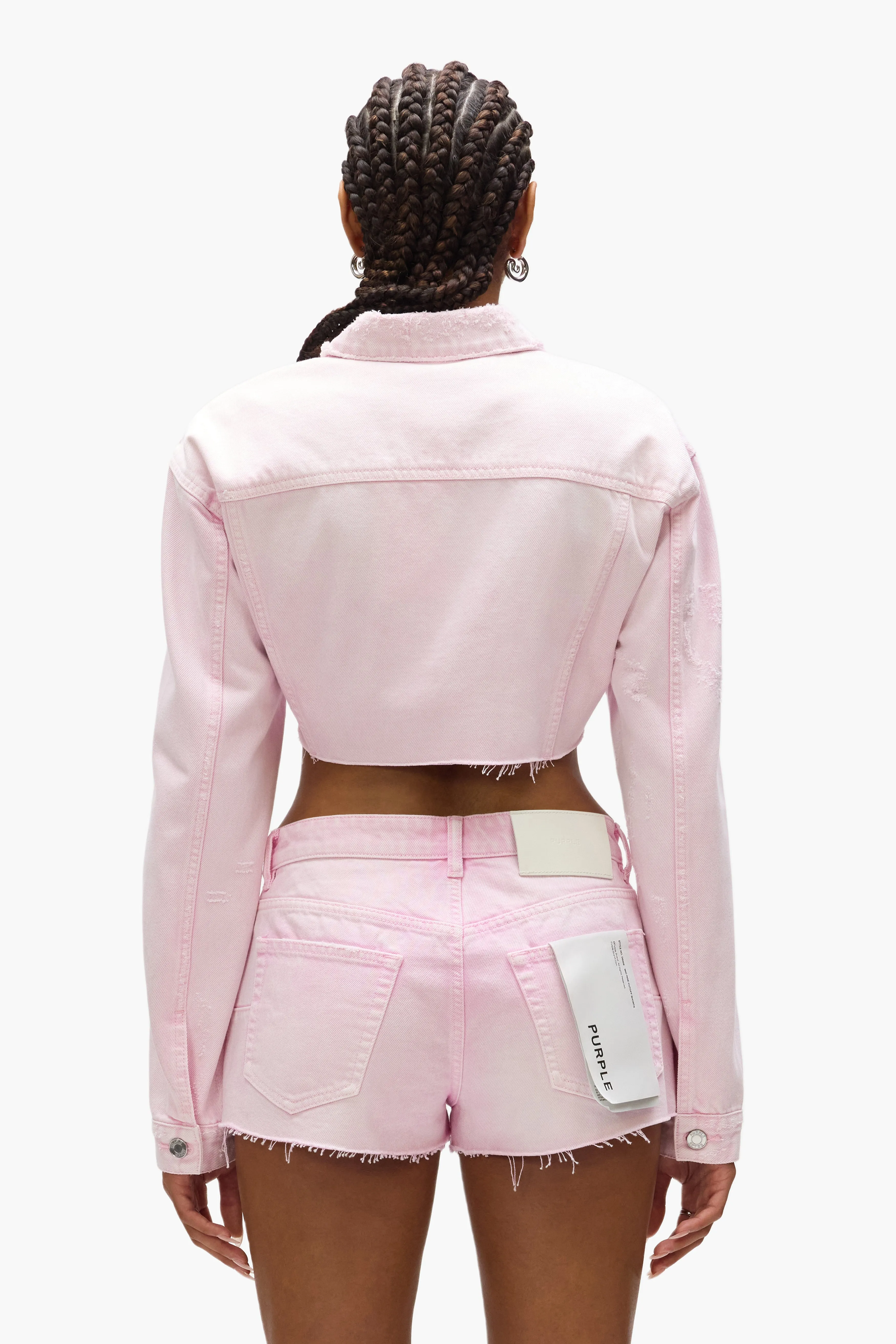 Sequin Cropped Jacket sold by PURPLE BRAND product image thumbnail 2