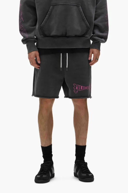 Arched Gothic Sweatshorts made by PURPLE BRAND