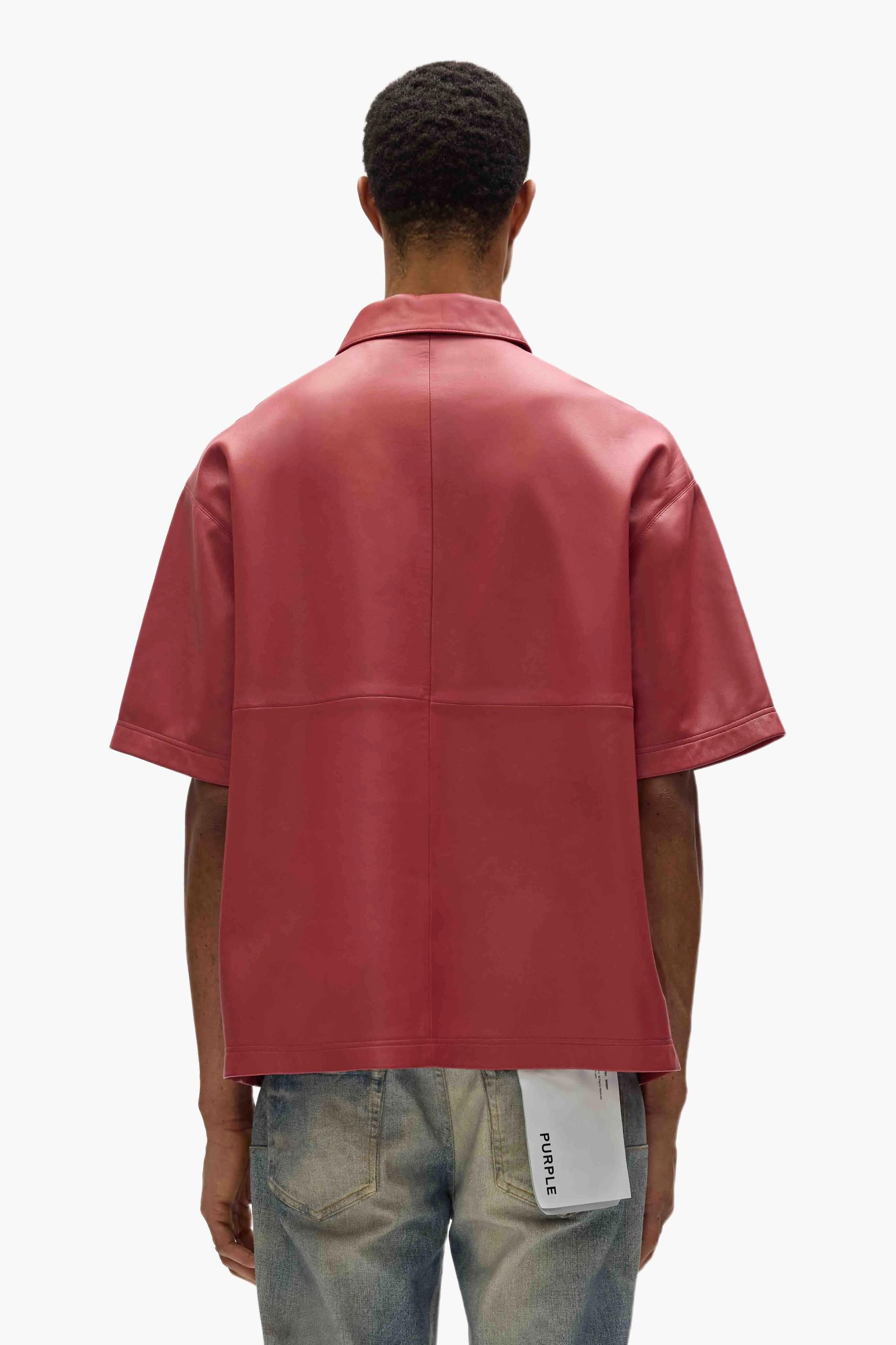 Leather Polo Shirt sold by PURPLE BRAND product image thumbnail 3