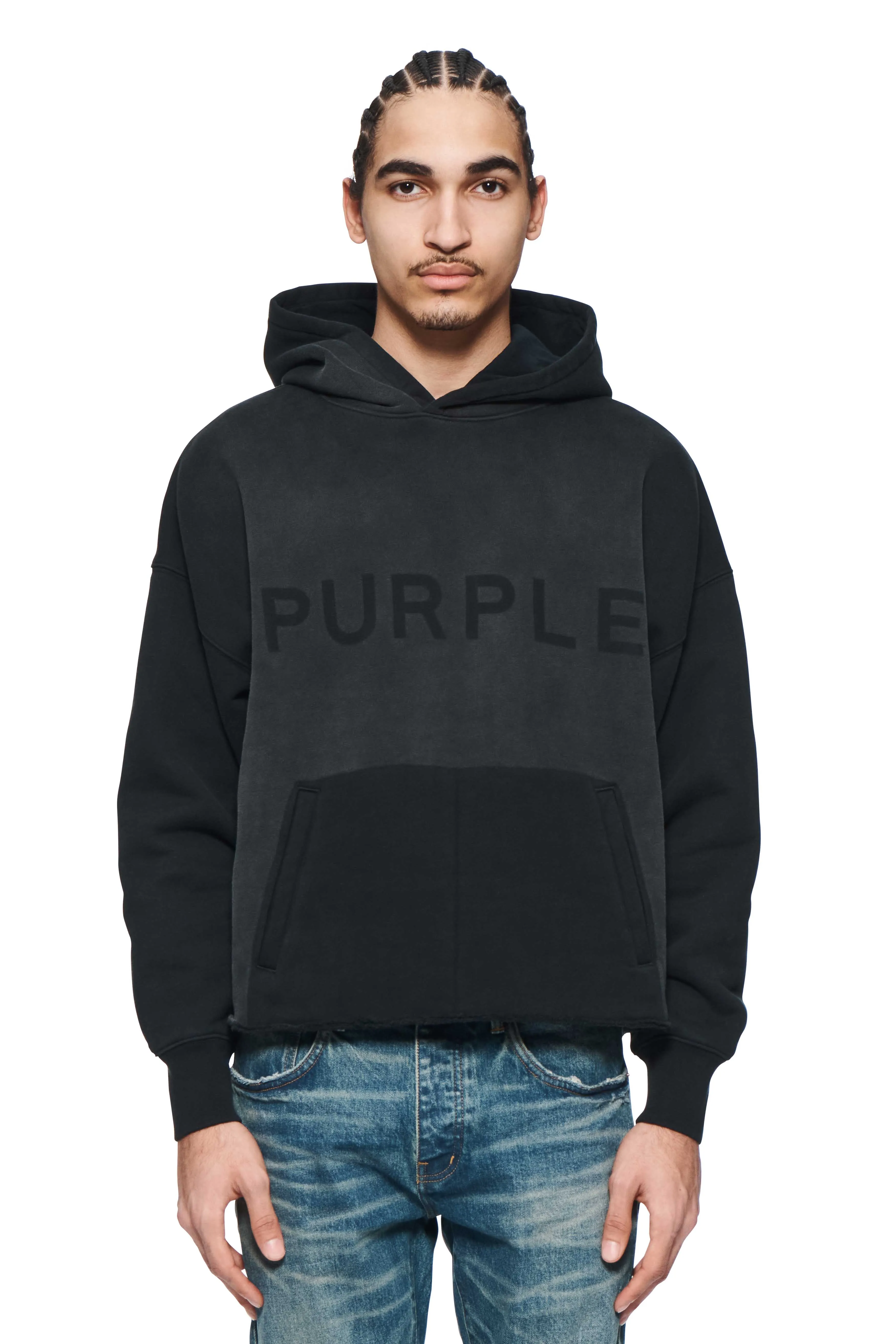 Shadow Wordmark Oversized Hoodie sold by PURPLE BRAND
