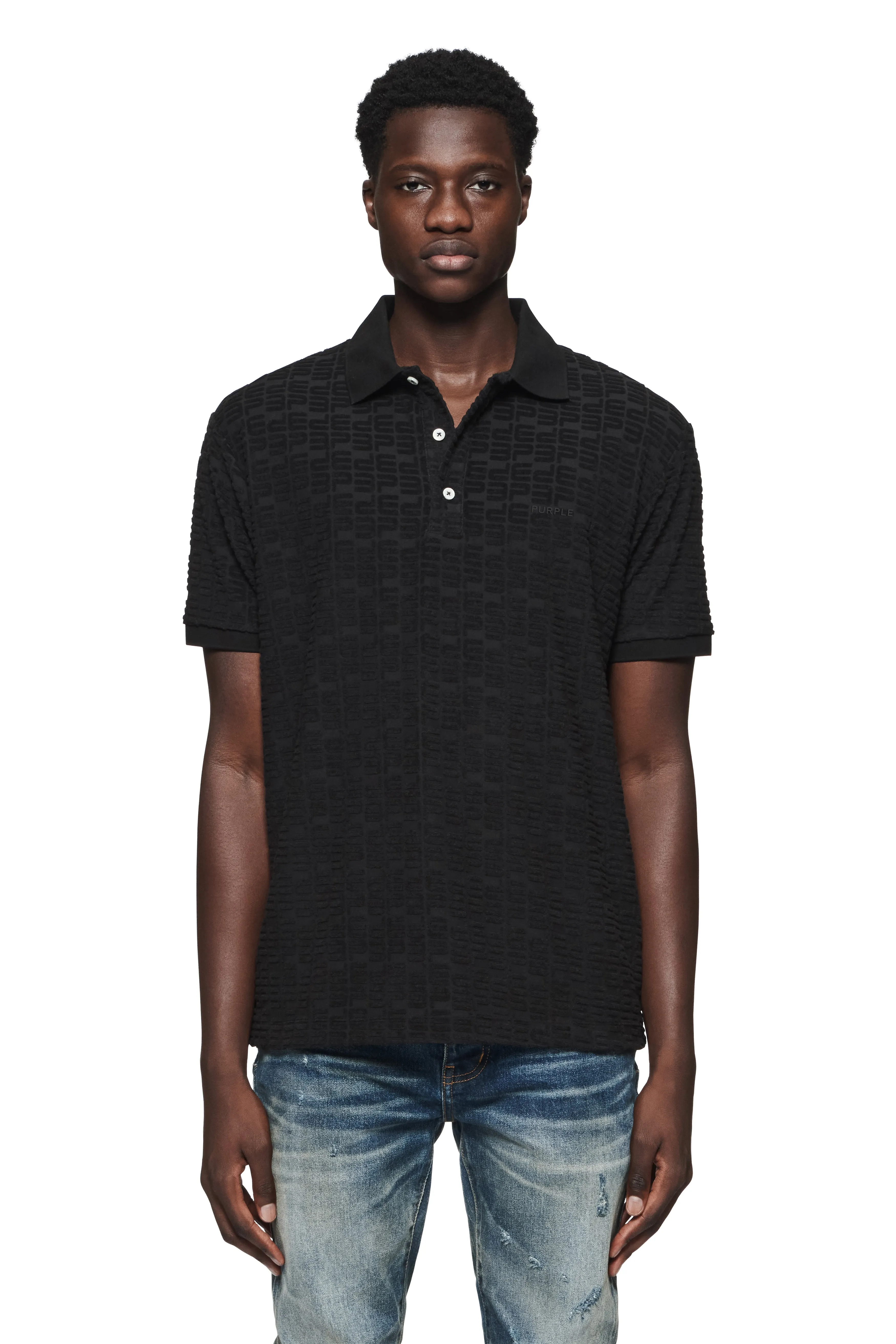 PB Logo Polo sold by PURPLE BRAND