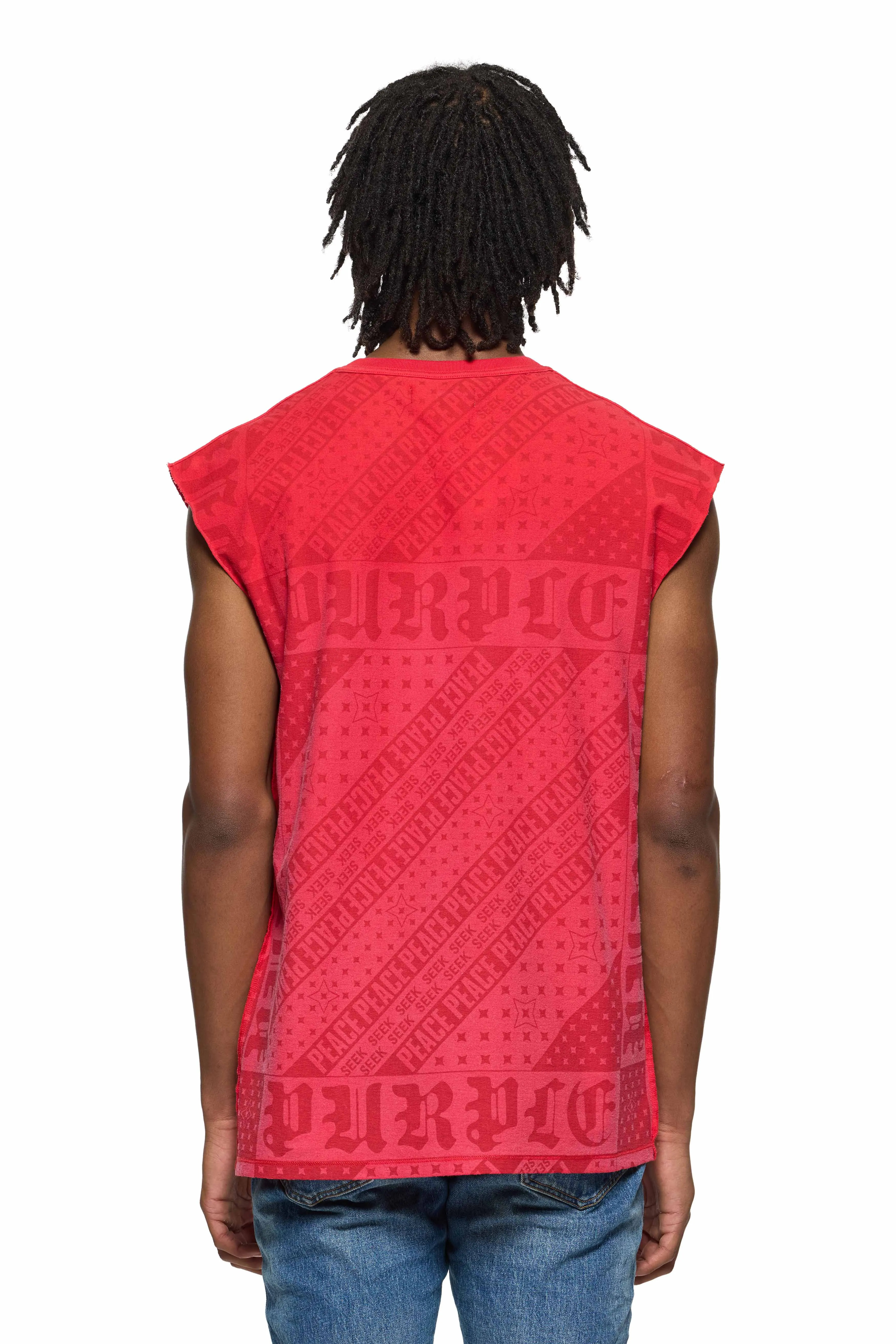 Flag Bandana Tank Top sold by PURPLE BRAND product image thumbnail 2