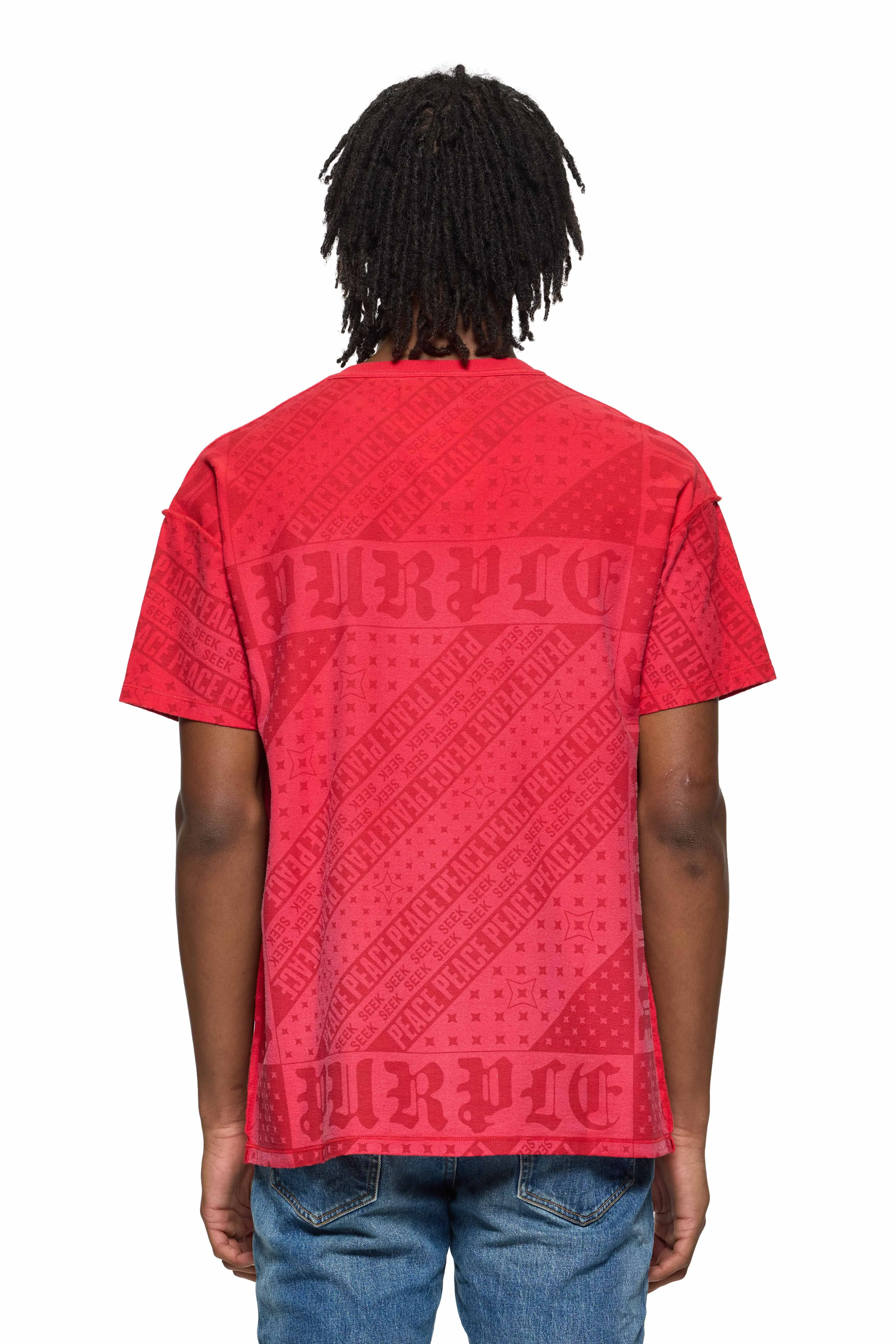 Flag Bandana Tee sold by PURPLE BRAND product image thumbnail 2