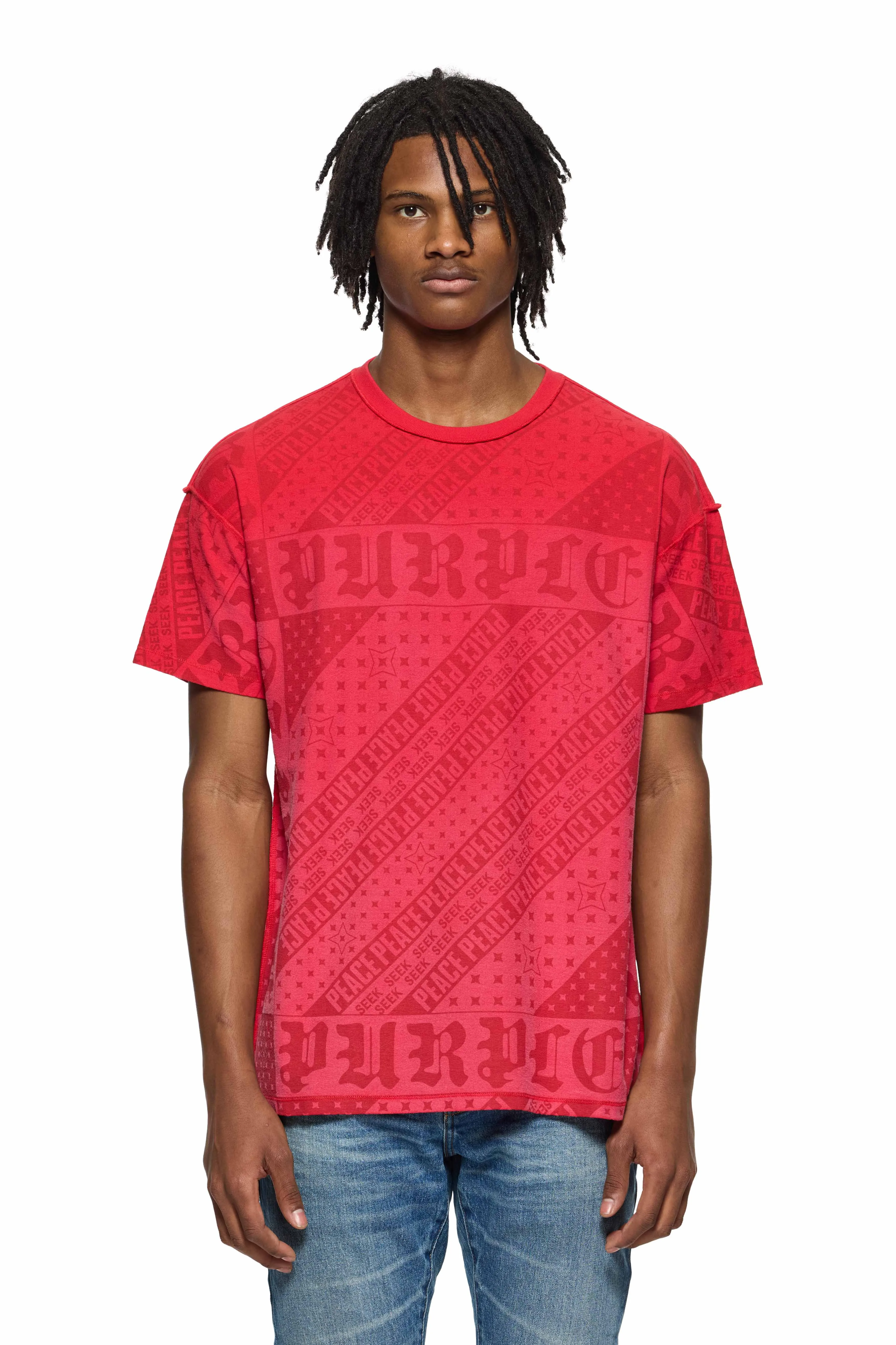 Flag Bandana Tee sold by PURPLE BRAND