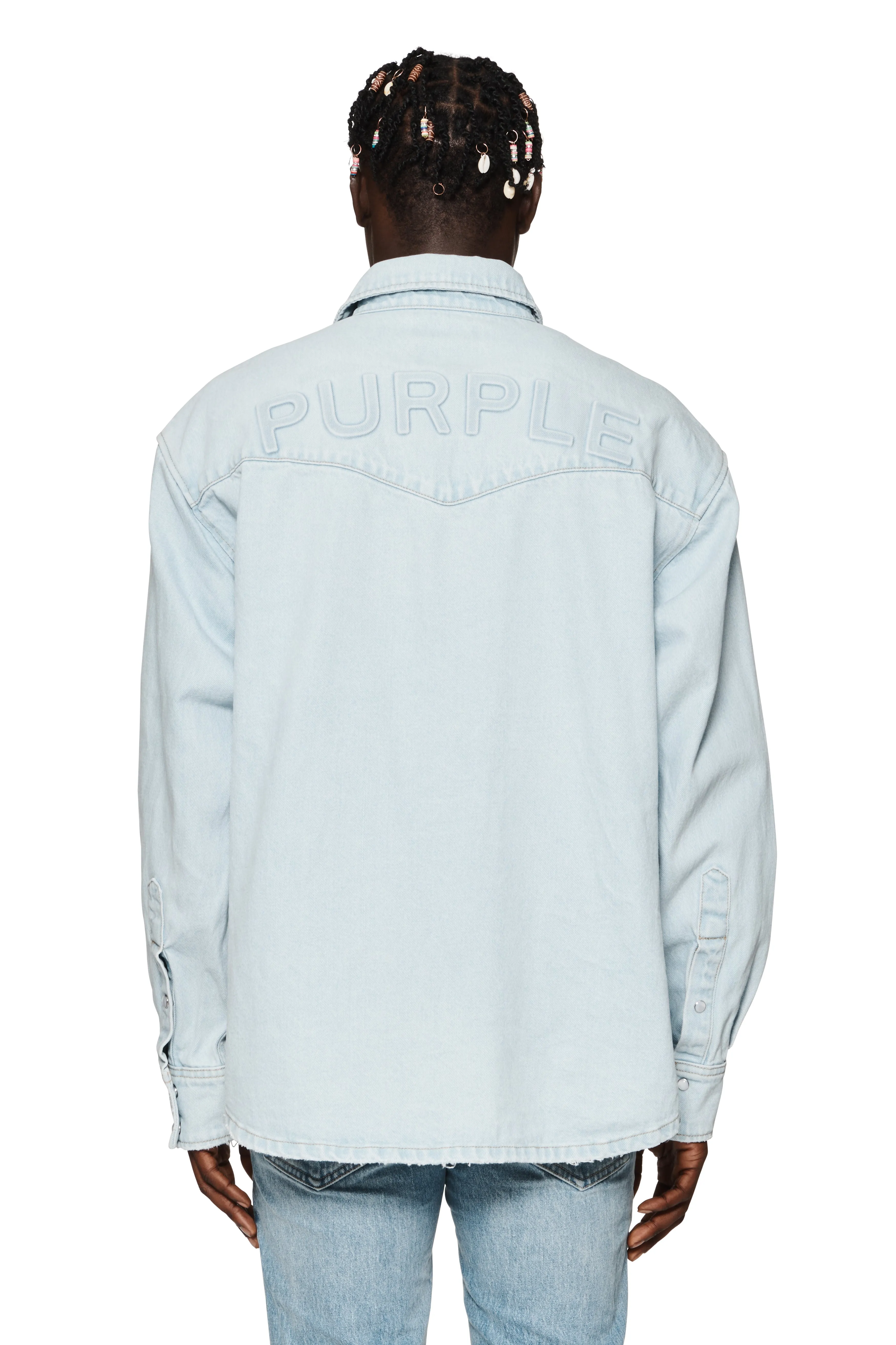 Oversized Western Shirt sold by PURPLE BRAND product image thumbnail 2