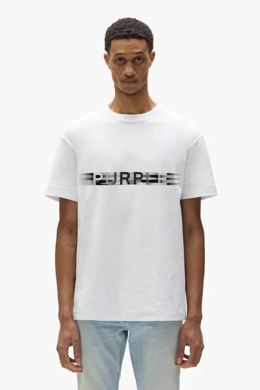 Blurred Wordmark Tee made by PURPLE BRAND