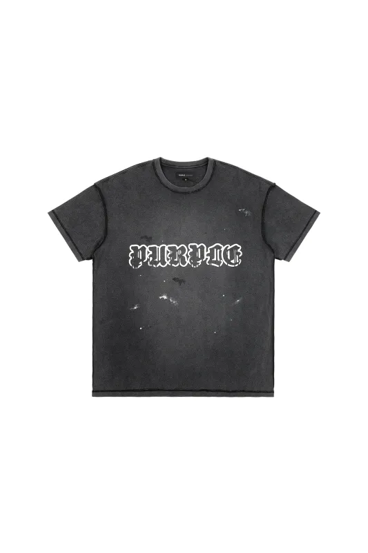 Worn Wordmark Tee made by PURPLE BRAND
