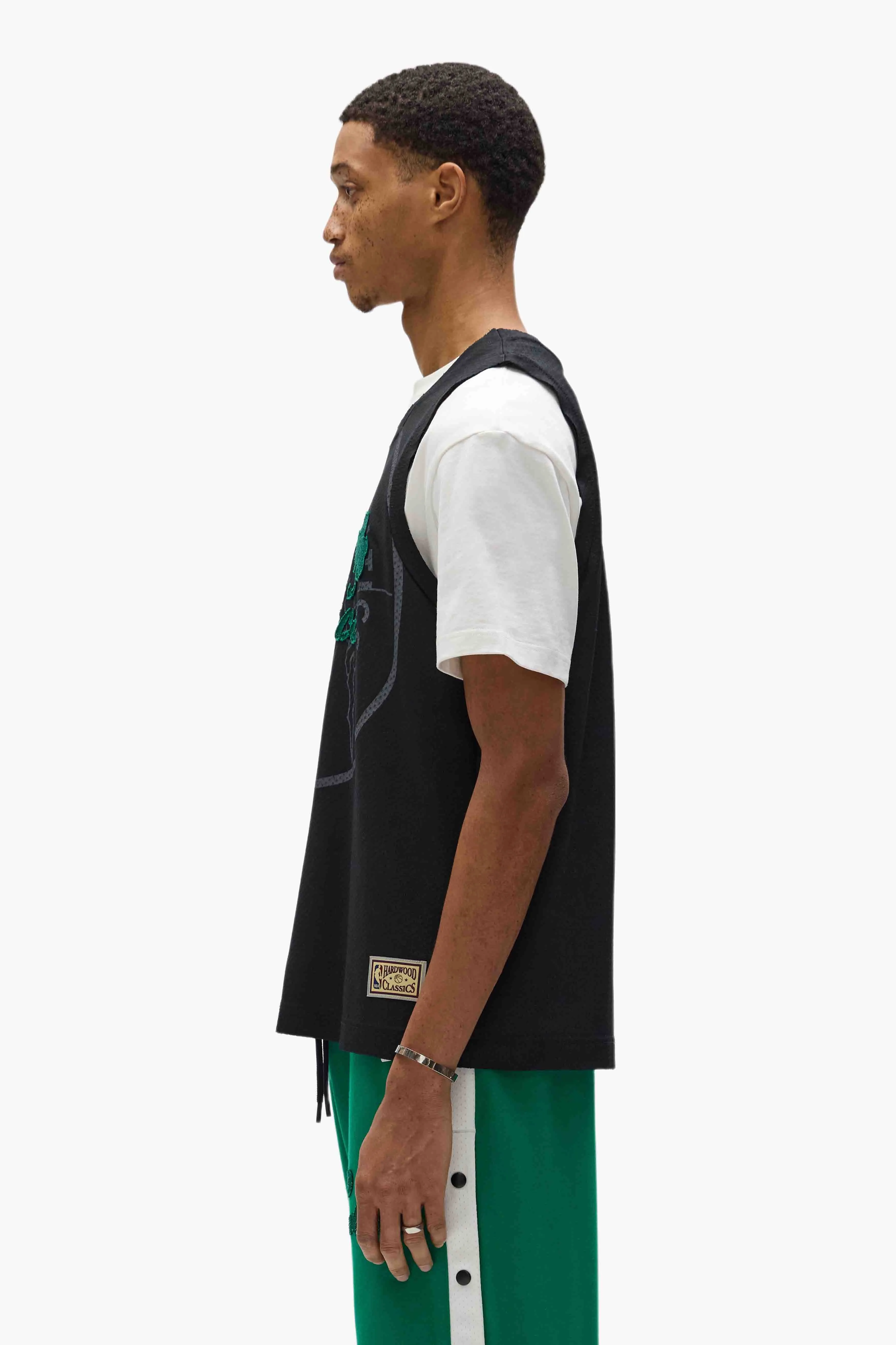 Boston Celtics Mesh Jersey sold by PURPLE BRAND product image thumbnail 2