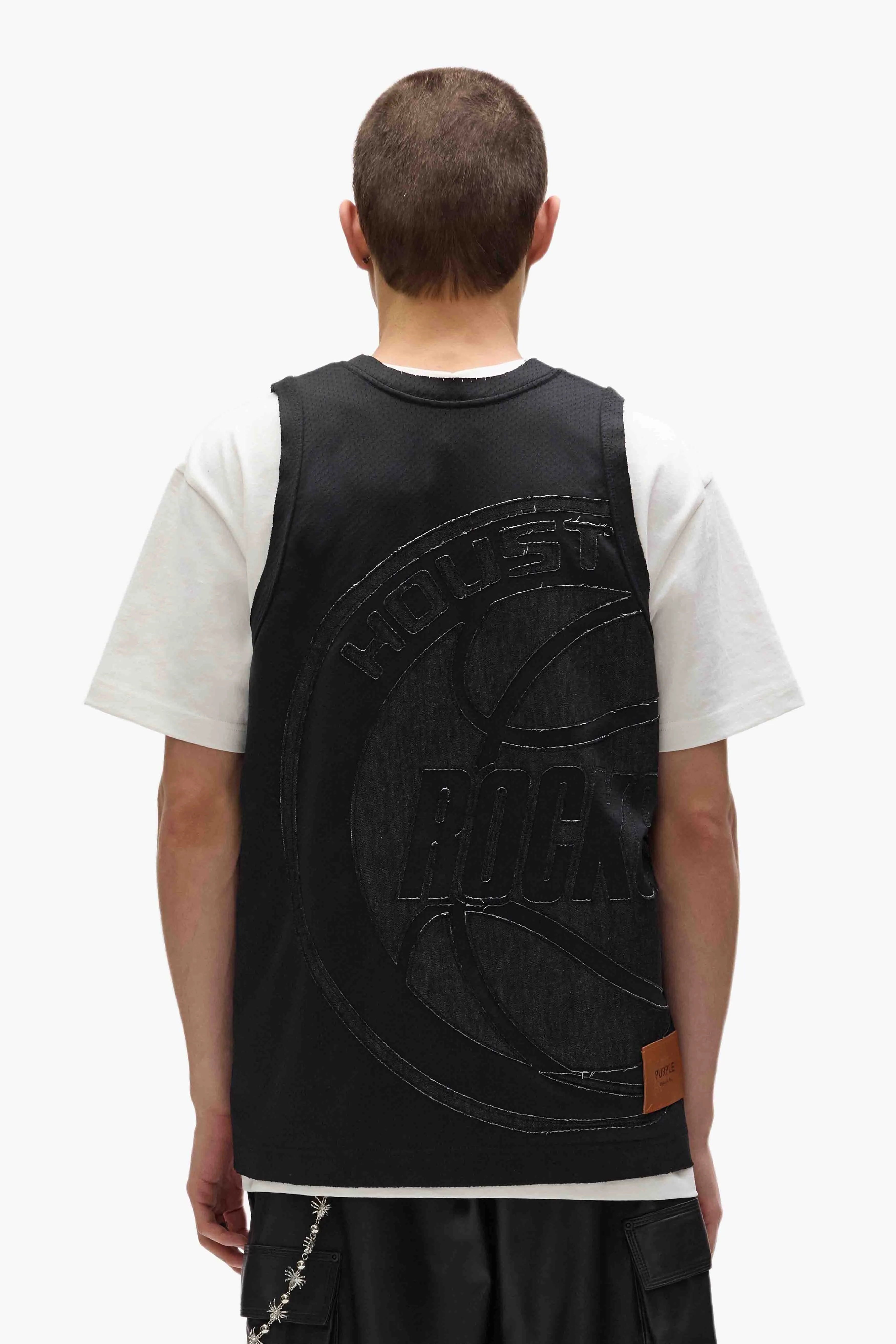 Houston Rockets Mesh Jersey sold by PURPLE BRAND product image thumbnail 3