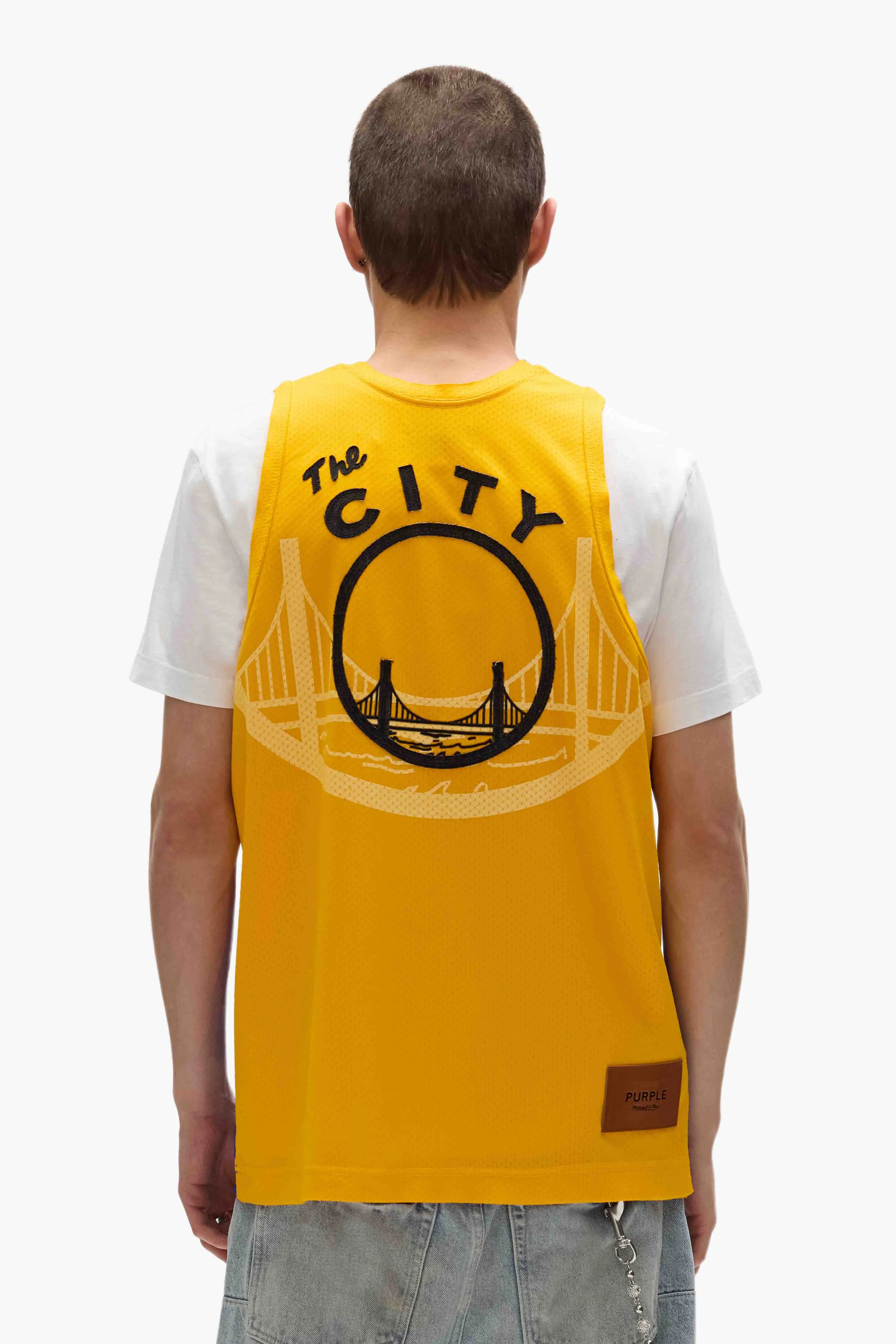 Warriors Mesh Jersey sold by PURPLE BRAND product image thumbnail 3