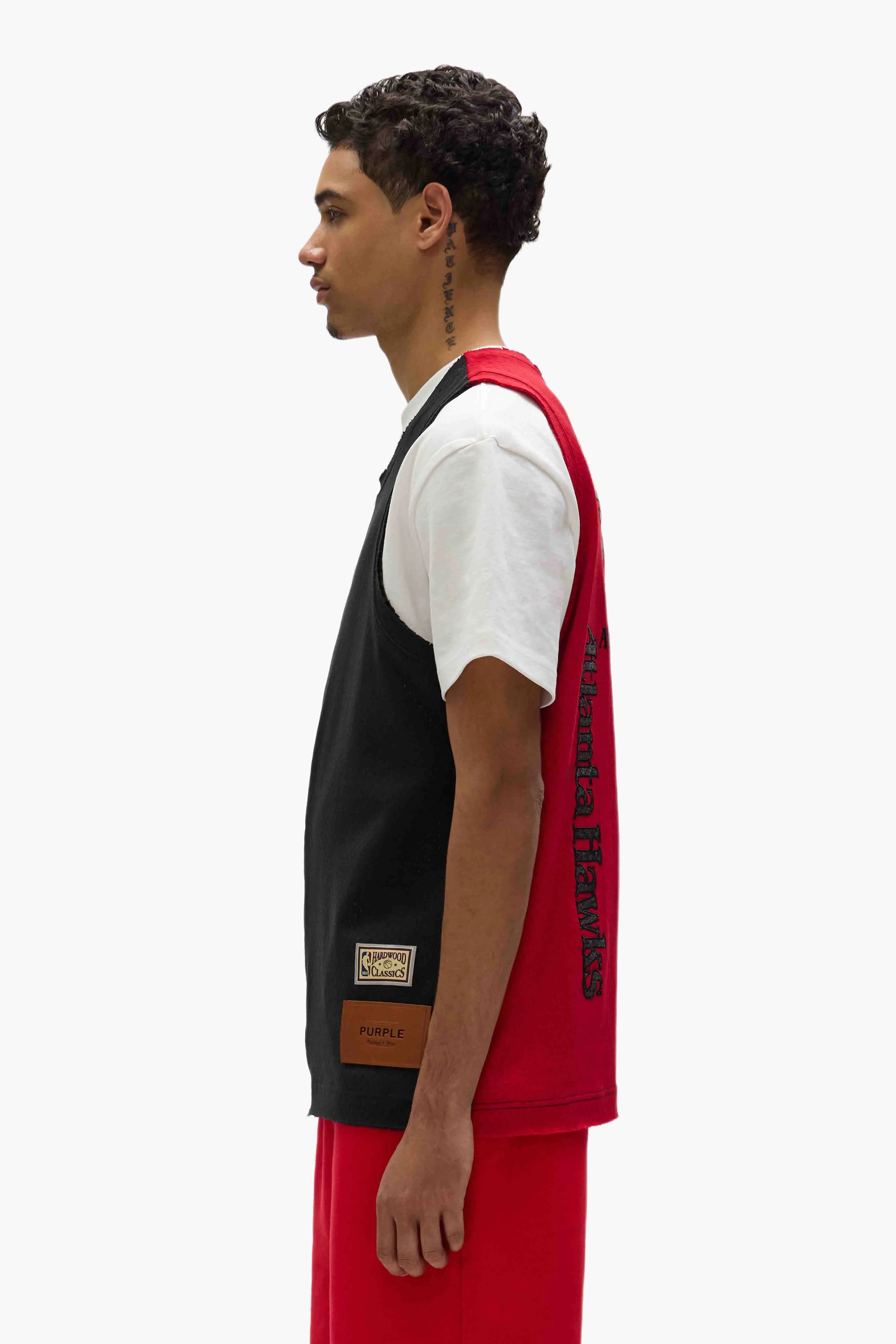 Atlanta Hawks Mesh Jersey sold by PURPLE BRAND product image thumbnail 2