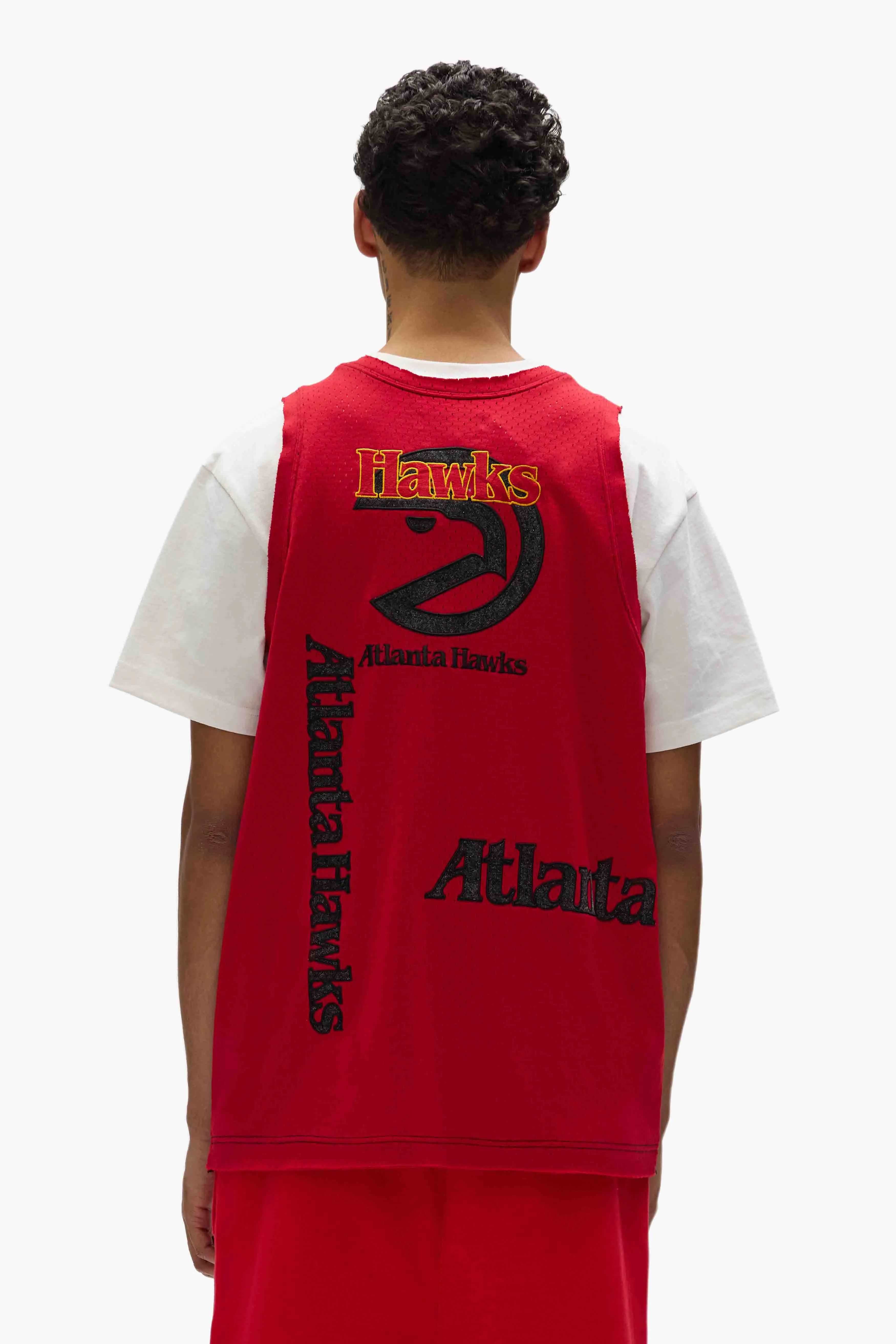 Atlanta Hawks Mesh Jersey sold by PURPLE BRAND product image thumbnail 3