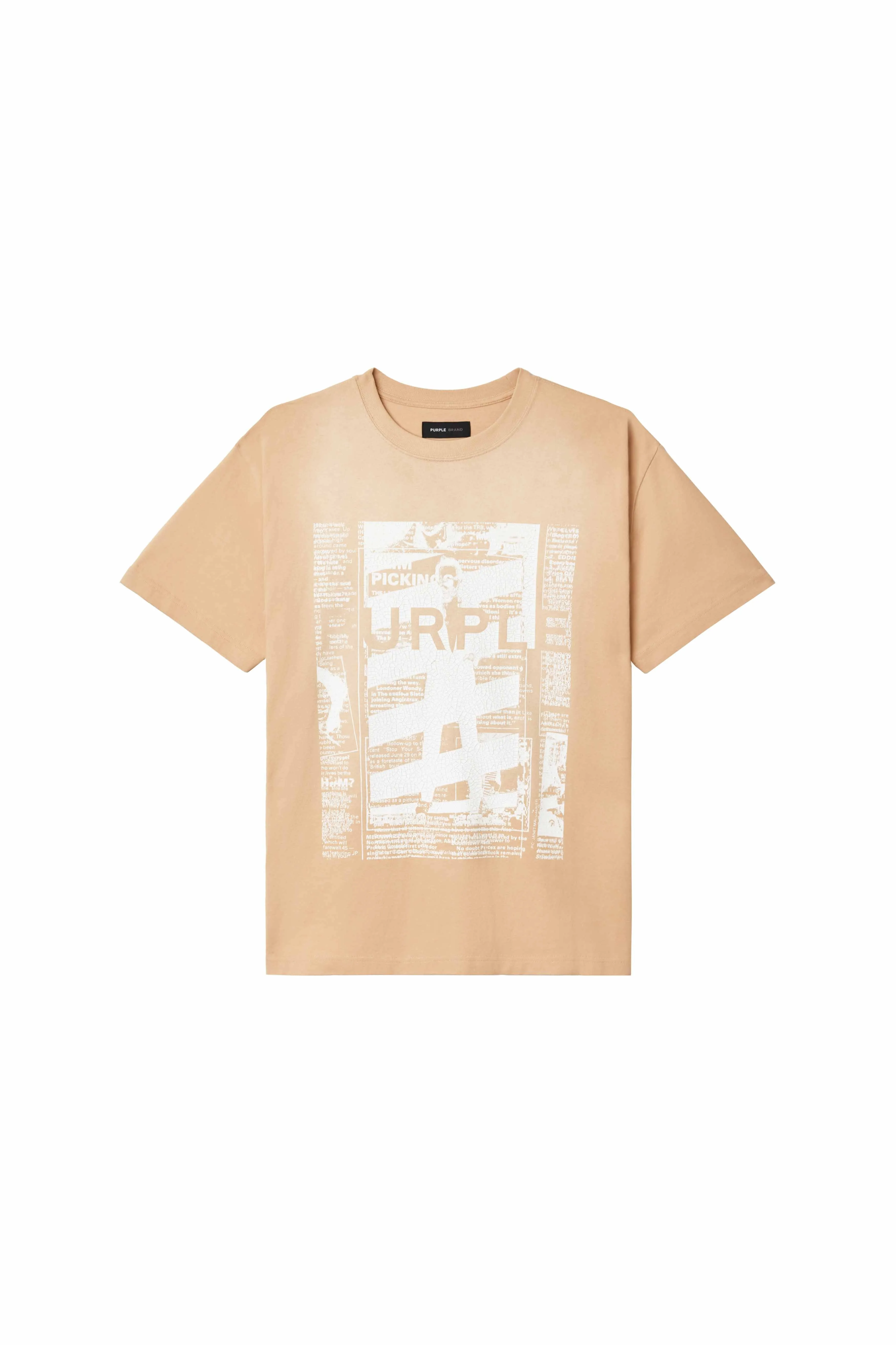 Newsprint Tee sold by PURPLE BRAND product image thumbnail 5