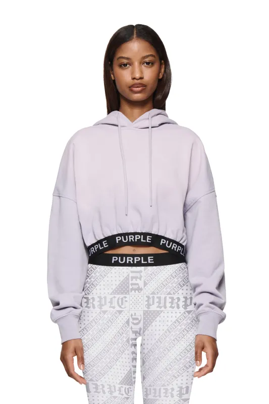 Wisteria Cropped Hoodie made by PURPLE BRAND