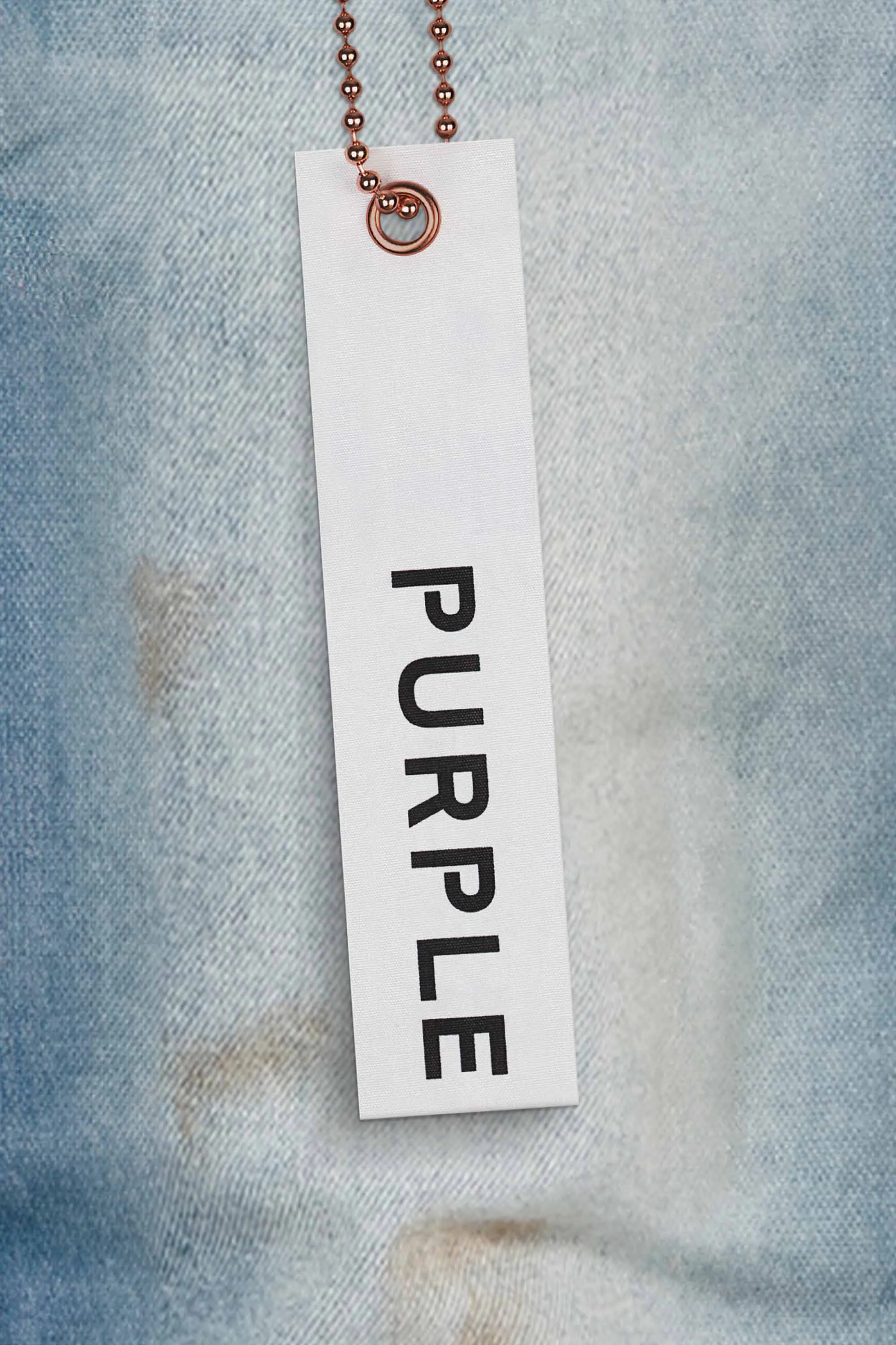P001 Faded Light Indigo Painter sold by PURPLE BRAND product image thumbnail 3