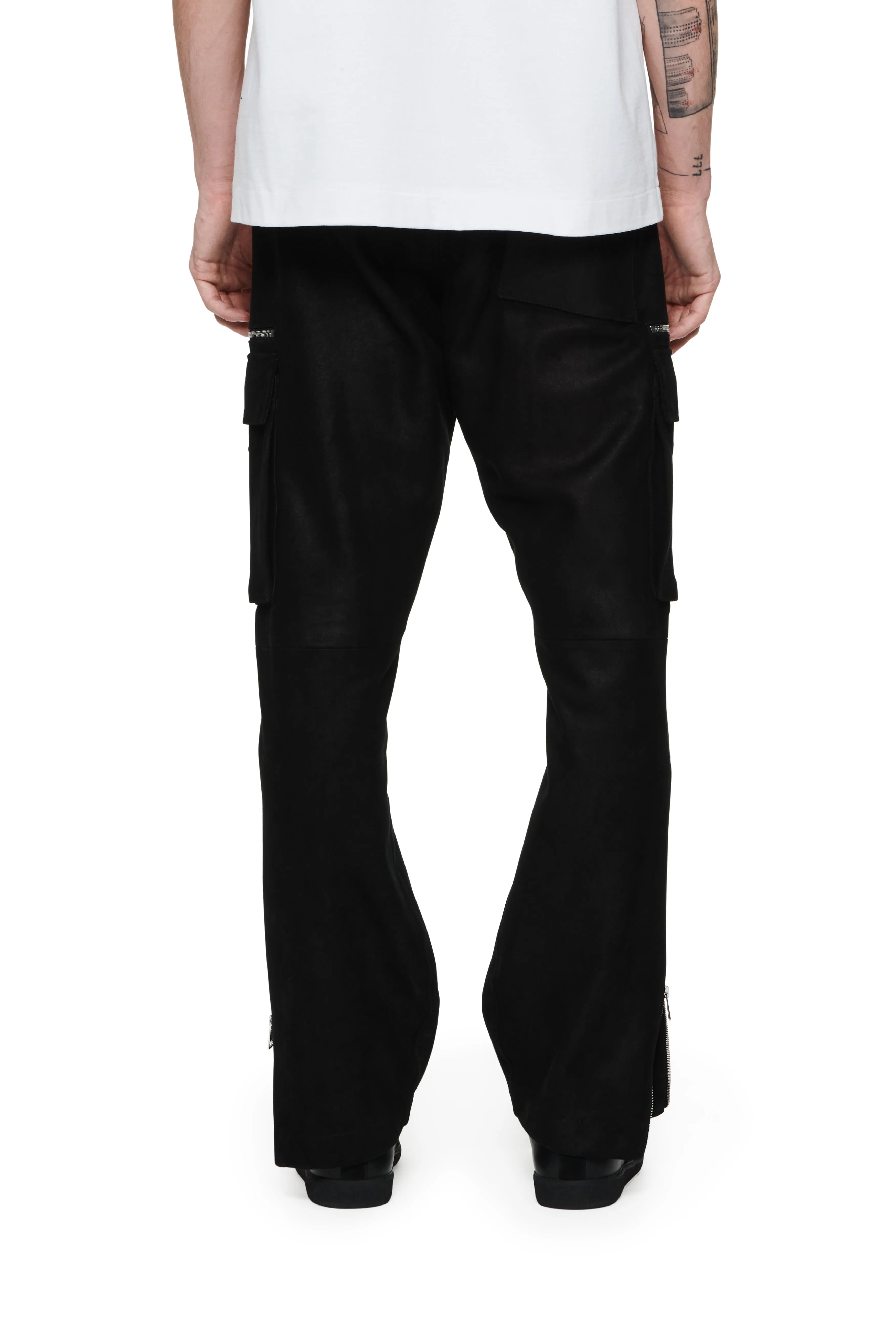 Suede Zip Cargo Pant sold by PURPLE BRAND product image thumbnail 2