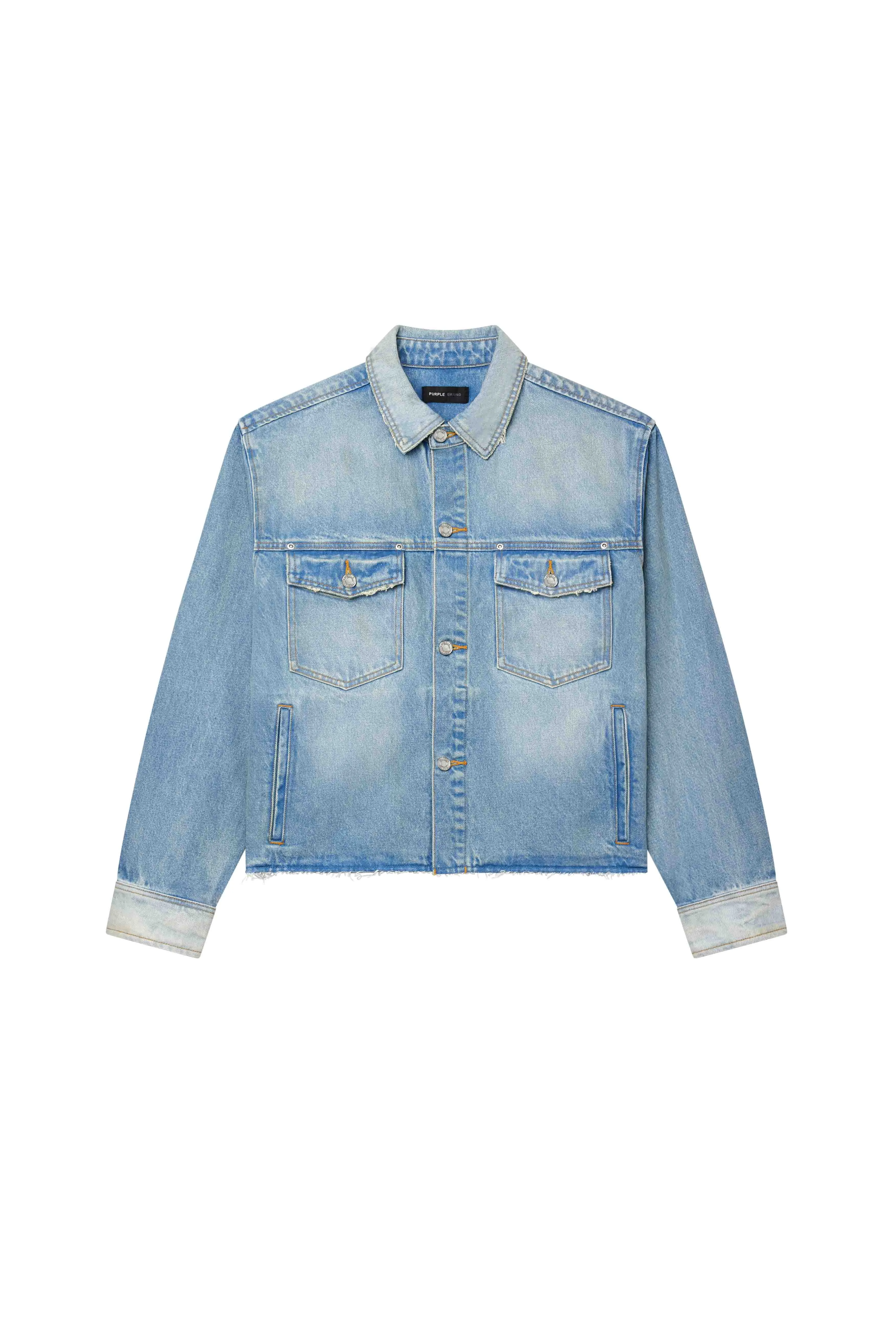 Basalt Cropped Shirt sold by PURPLE BRAND product image thumbnail 5