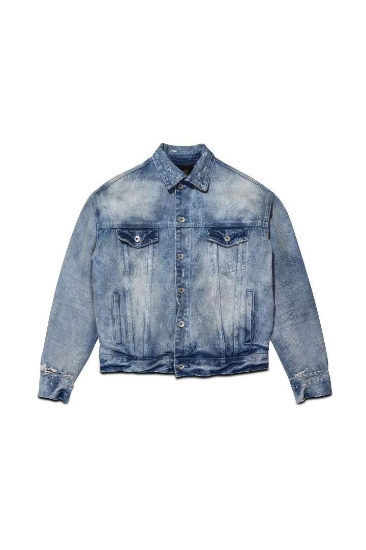 Padded Denim Jacket sold by PURPLE BRAND product image thumbnail 3