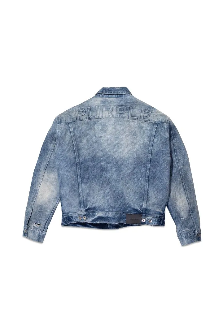 Padded Denim Jacket sold by PURPLE BRAND product image thumbnail 4