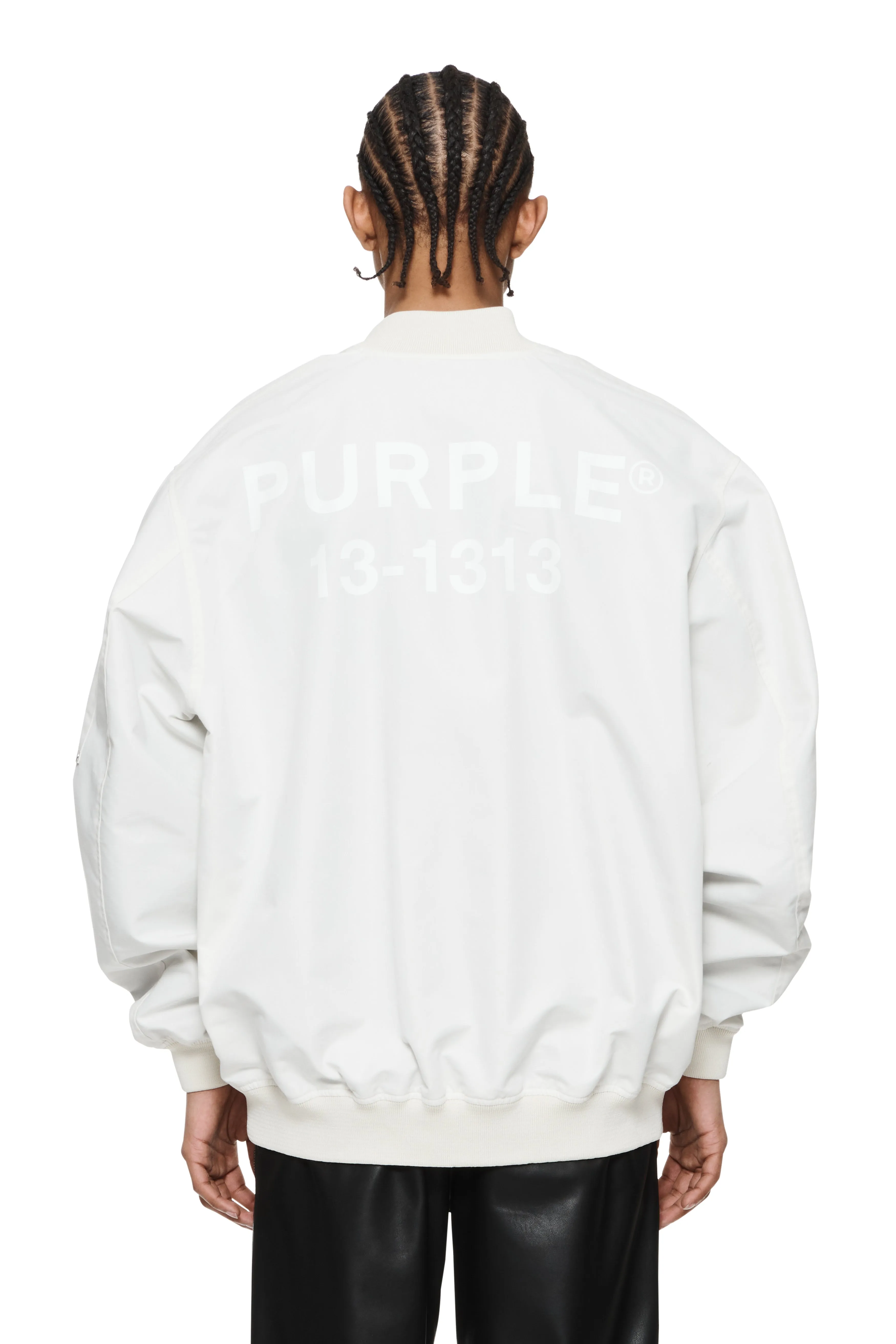 Oversized Bomber Jacket sold by PURPLE BRAND product image thumbnail 2