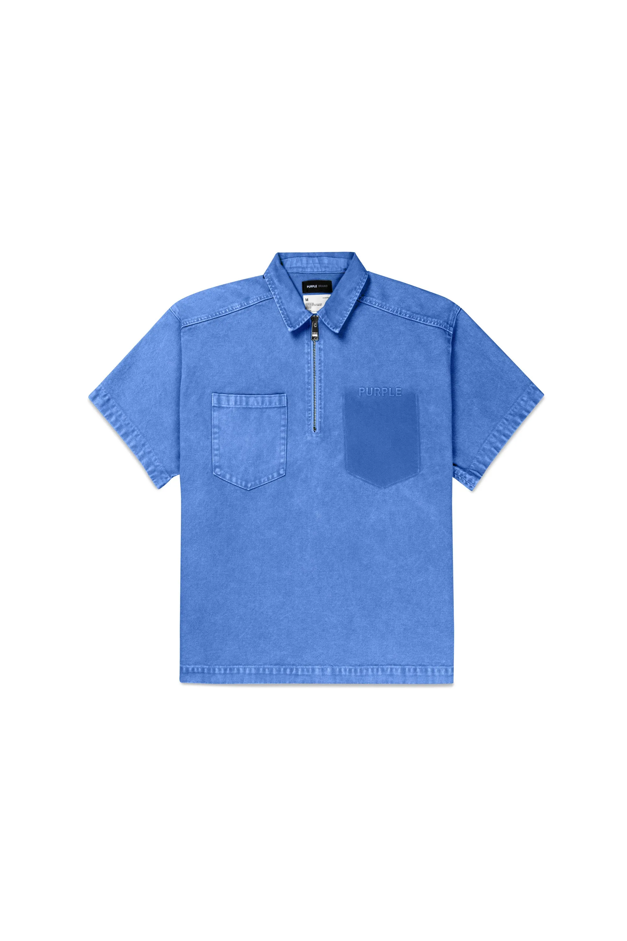 Oversized Zip Up Polo sold by PURPLE BRAND product image thumbnail 3