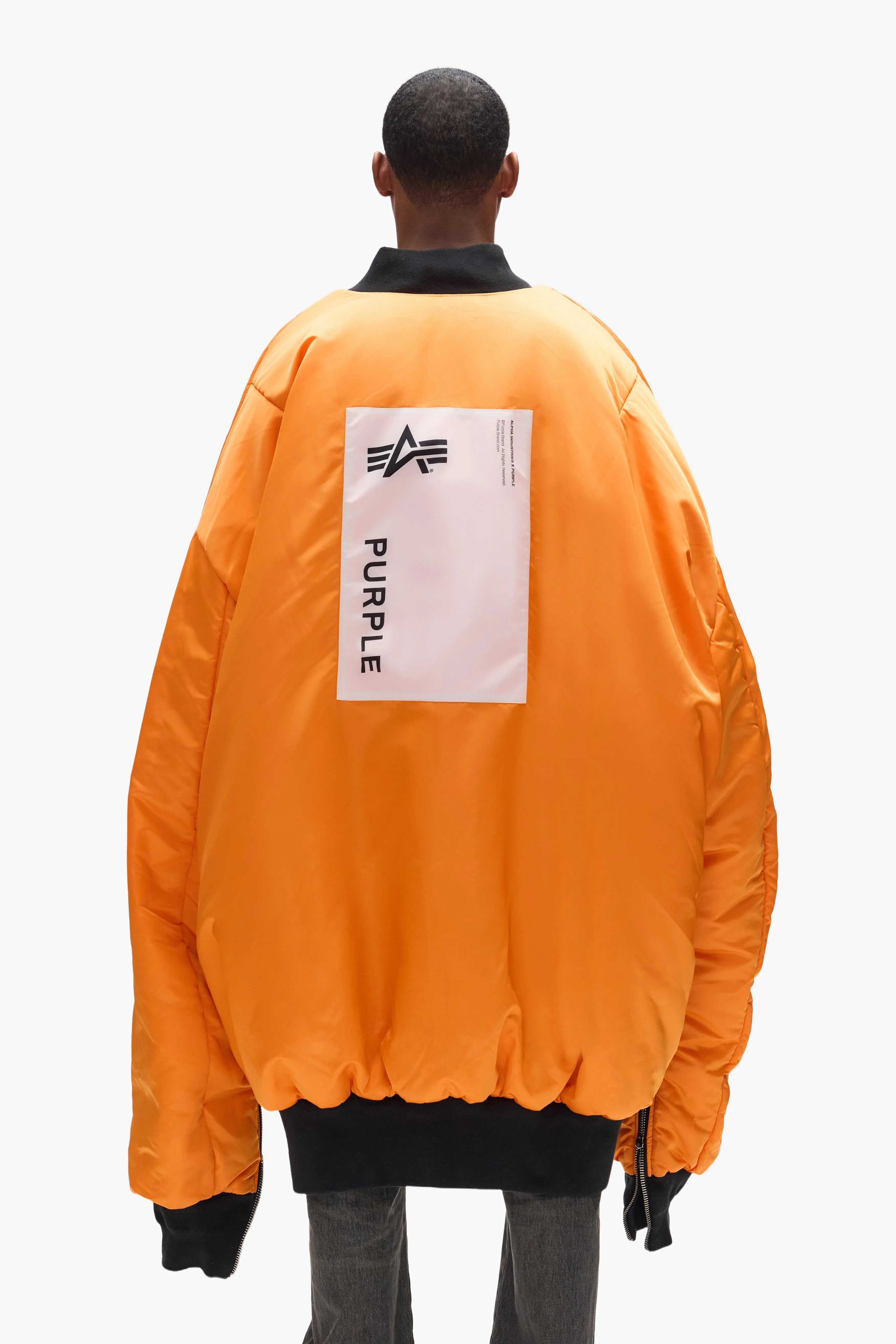 Purple X Alpha Industries Giant Bomber sold by PURPLE BRAND product image thumbnail 4